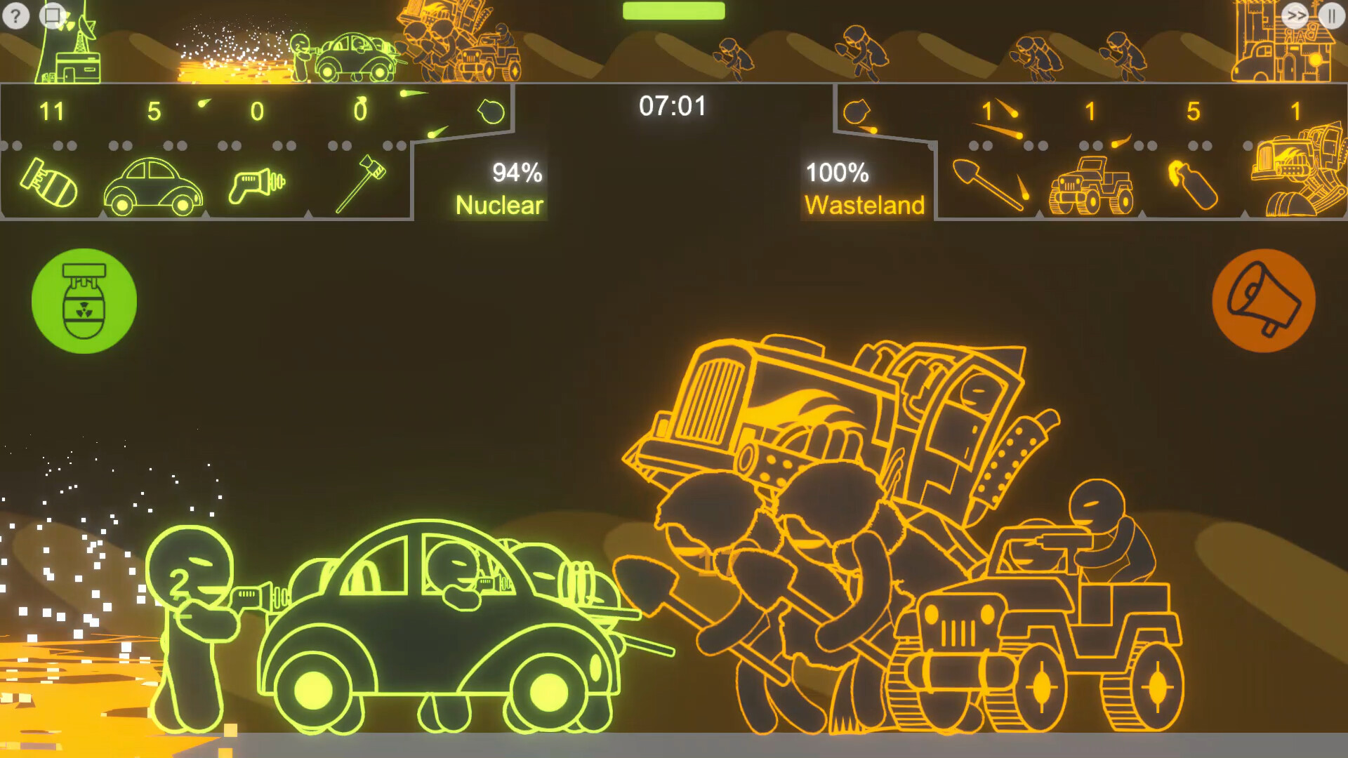 Neon Warfield screenshot 1