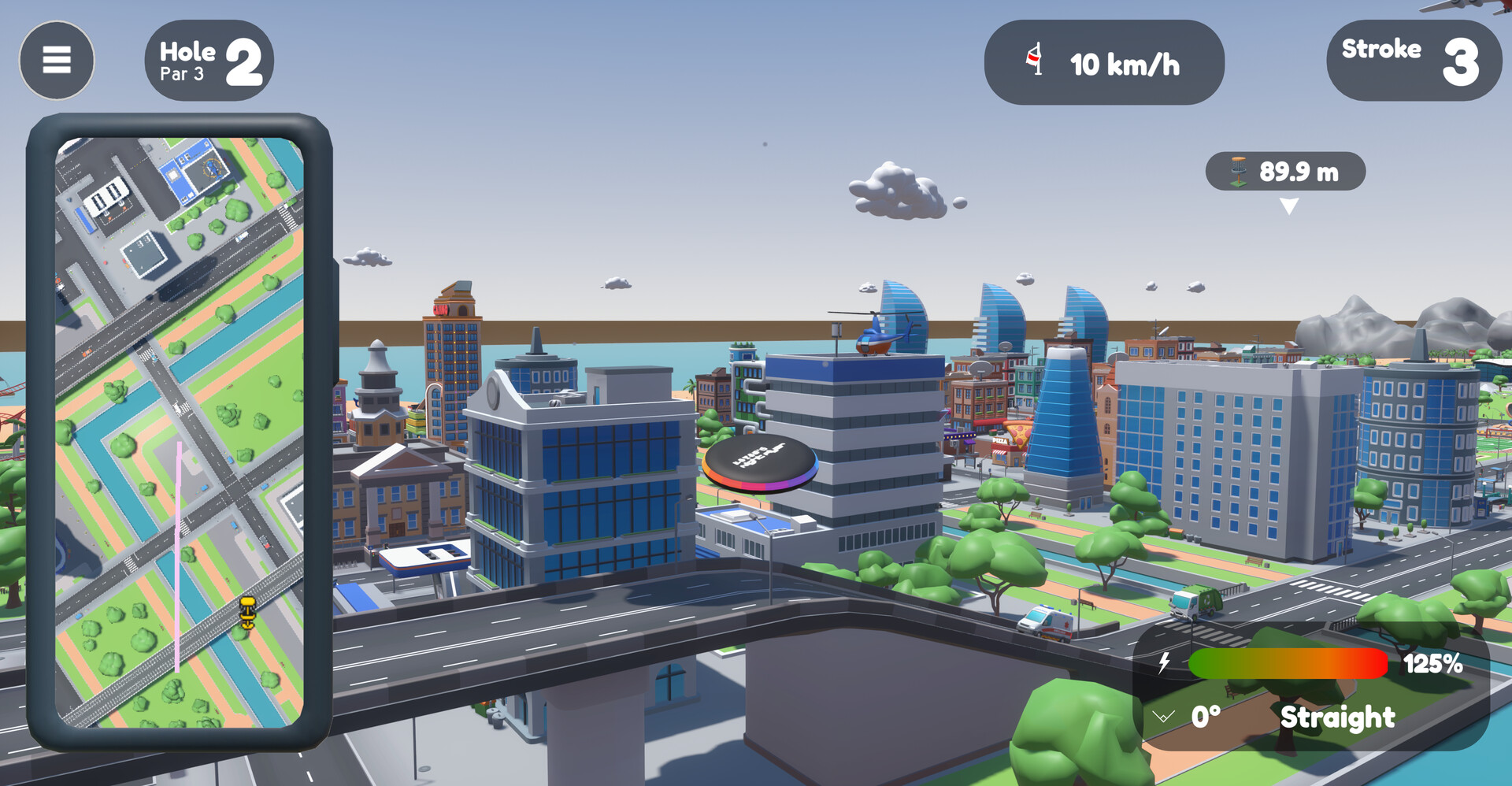 Disc Golf City screenshot 2