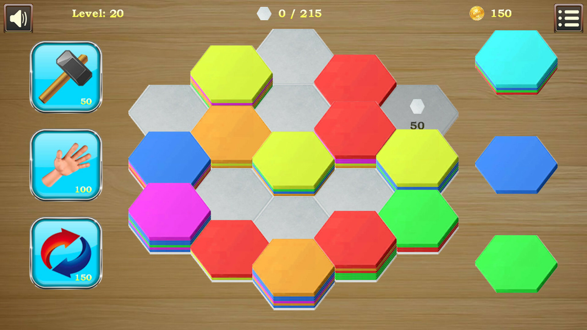 Sort Hexa Tiles screenshot 2