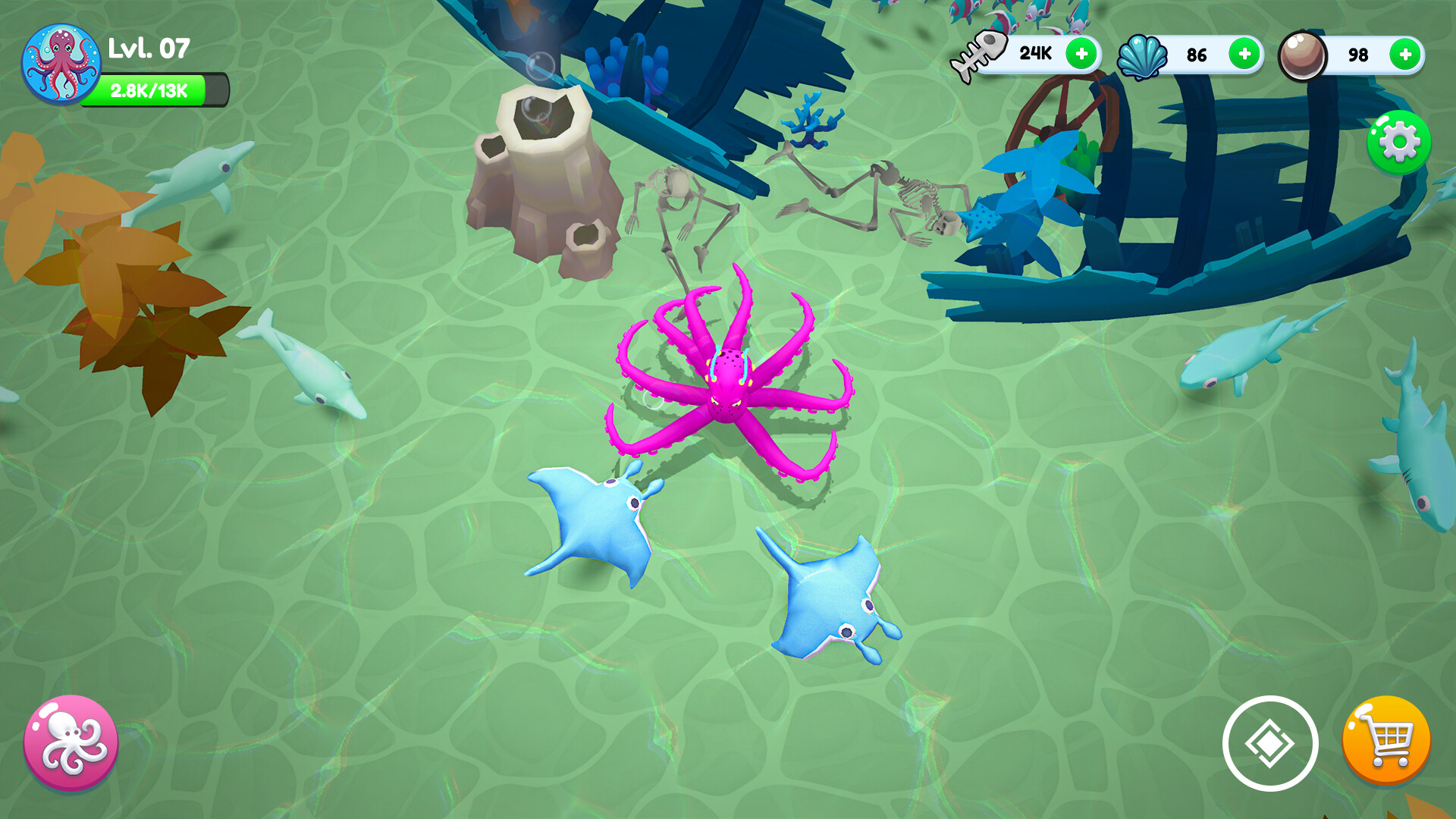 Octopus Invasion screenshot 2
