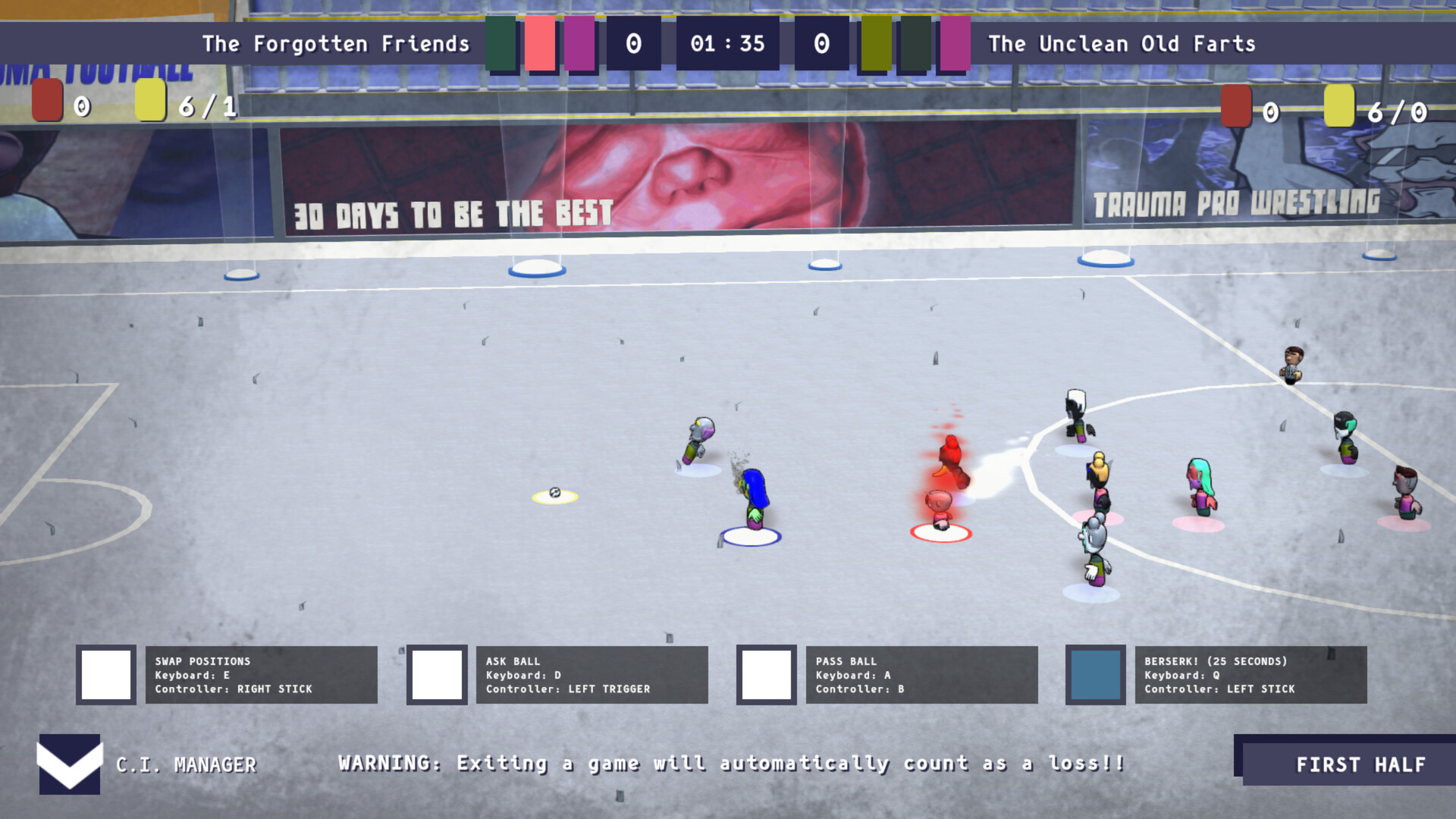 Trauma Football screenshot 4