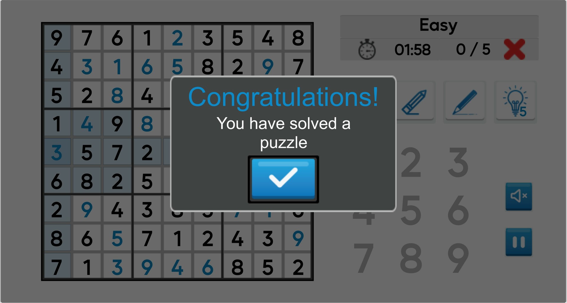 Sudoku Mania screenshot 3