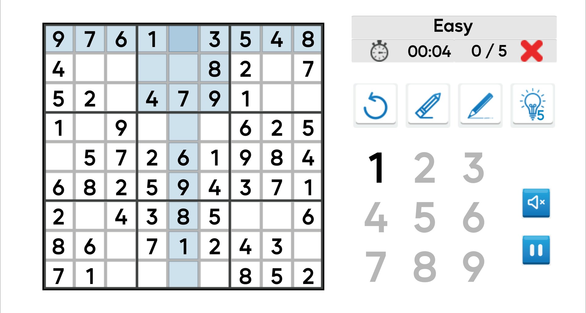 Sudoku Mania screenshot 2