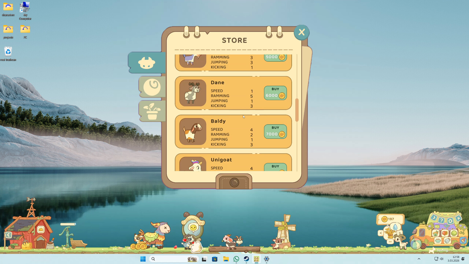 Tame-a-goat-chi screenshot 1