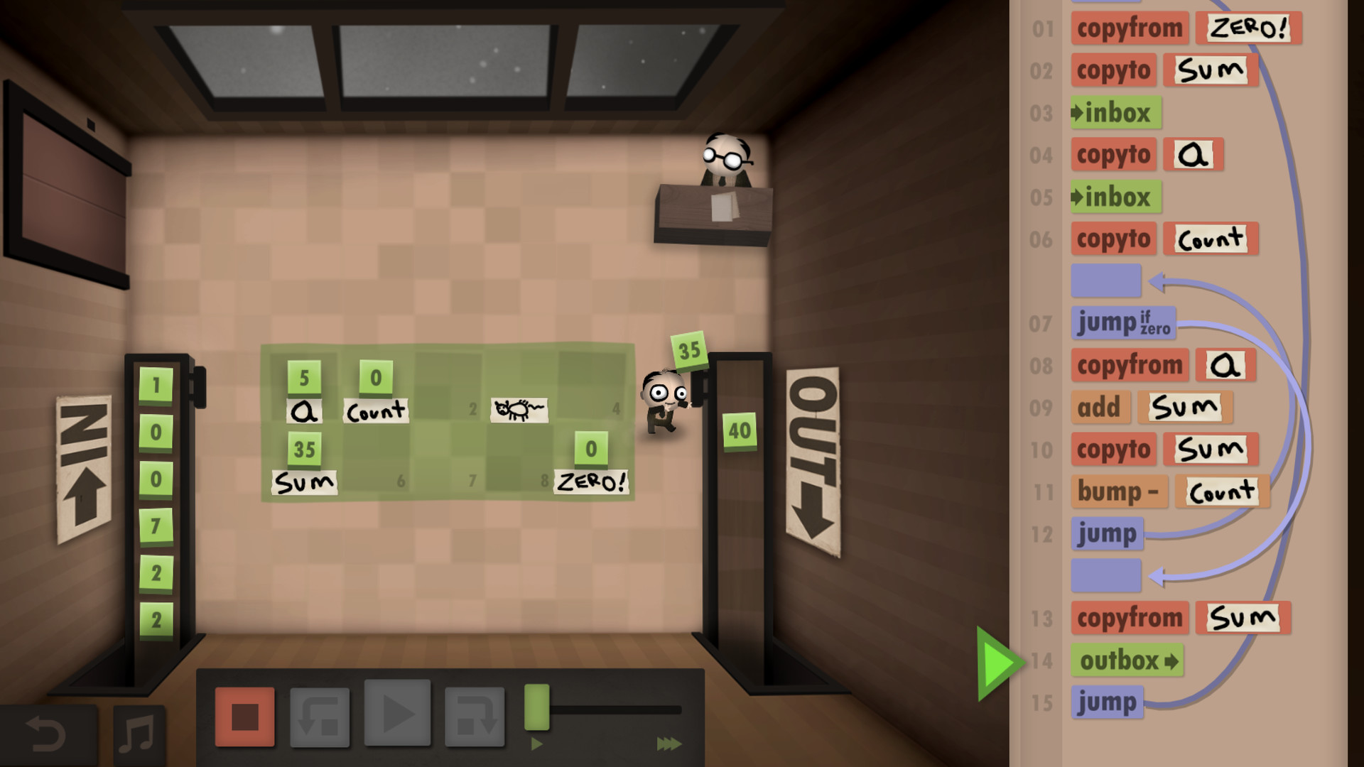 Human Resource Machine screenshot 7