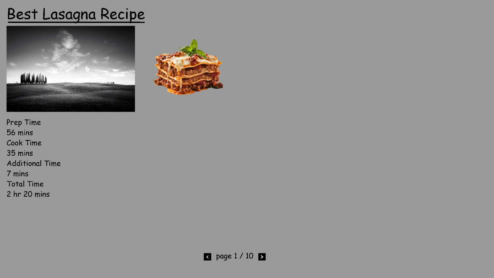 Best Lasagna Recipe screenshot 1