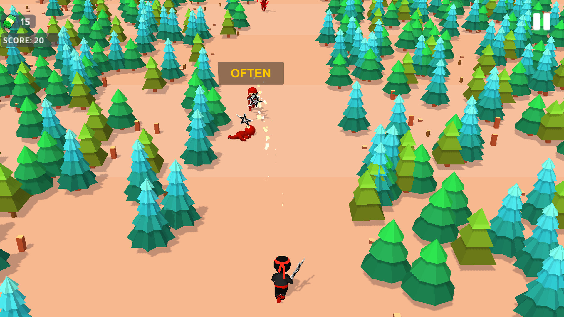 Ninja Run 3D - Typing Game screenshot 4