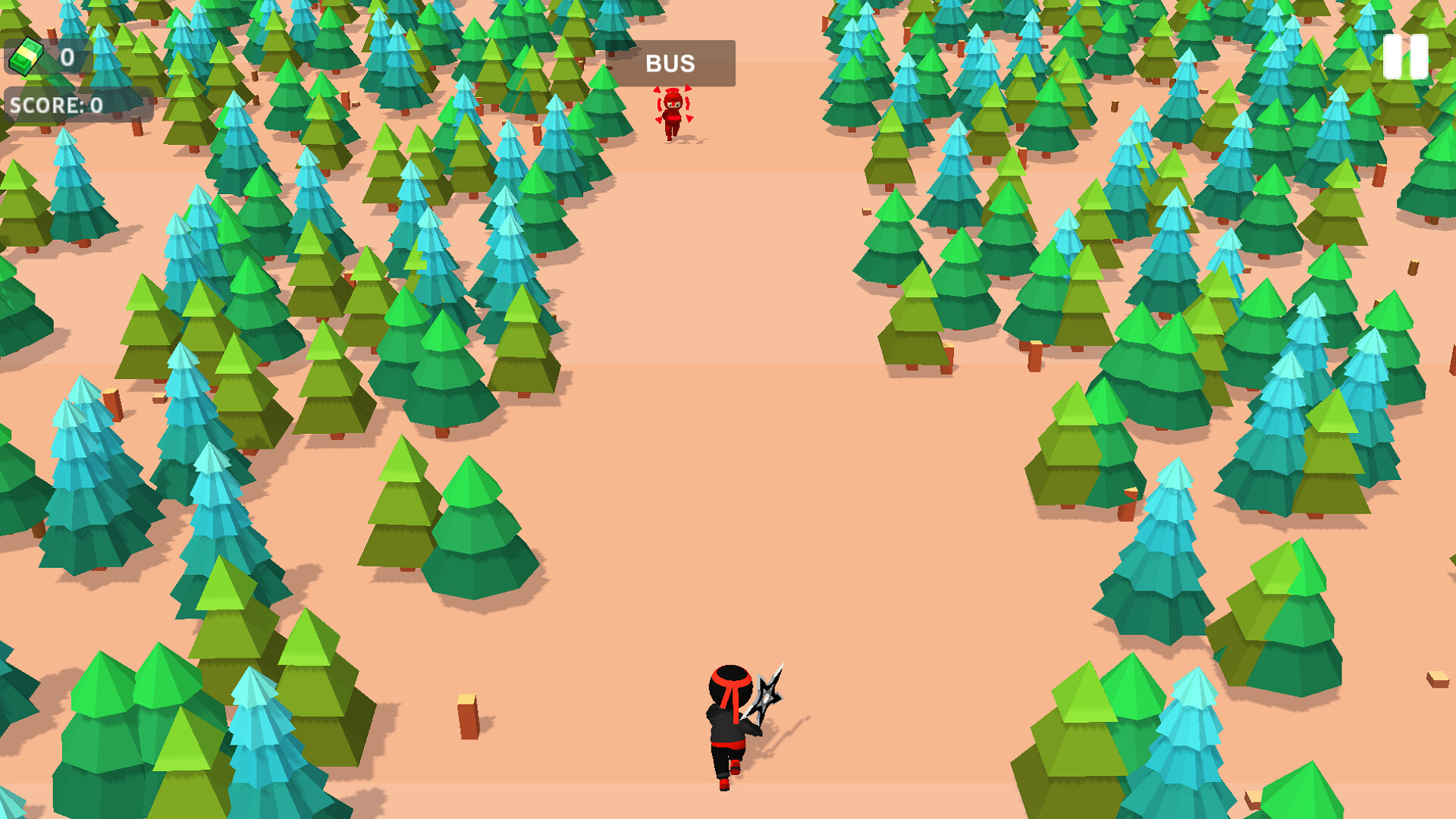 Ninja Run 3D - Typing Game screenshot 3