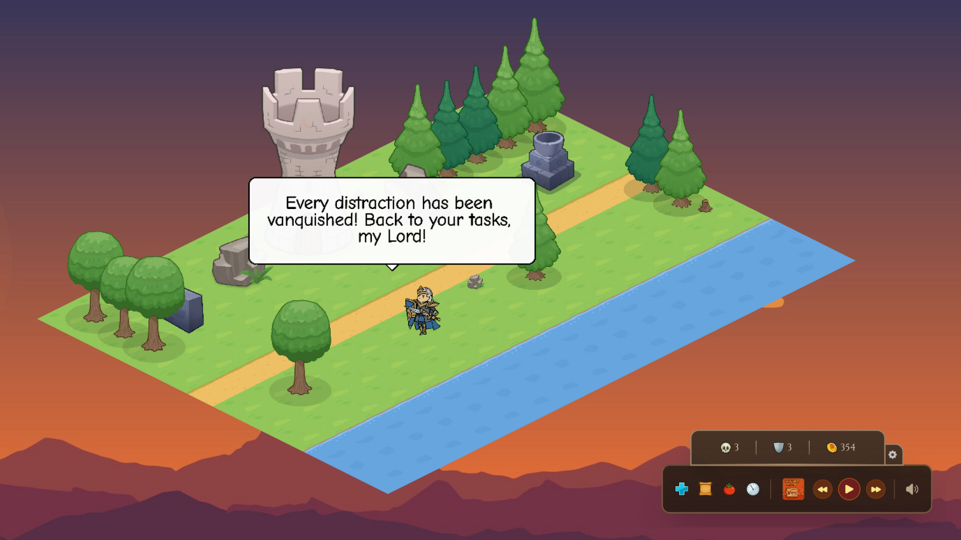 Quichotte’s Never-Ending Watch - A Lofi Companion screenshot 1