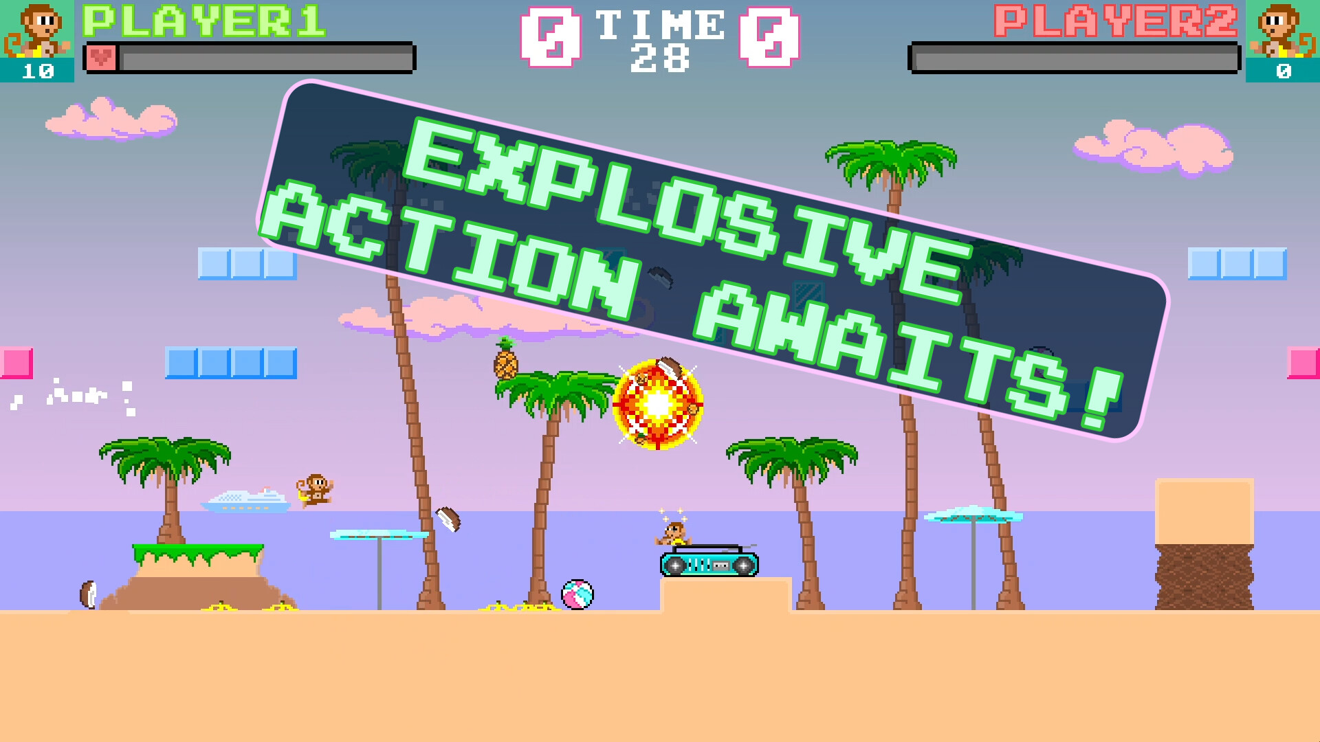 Monkey Fruit Fight! screenshot 1
