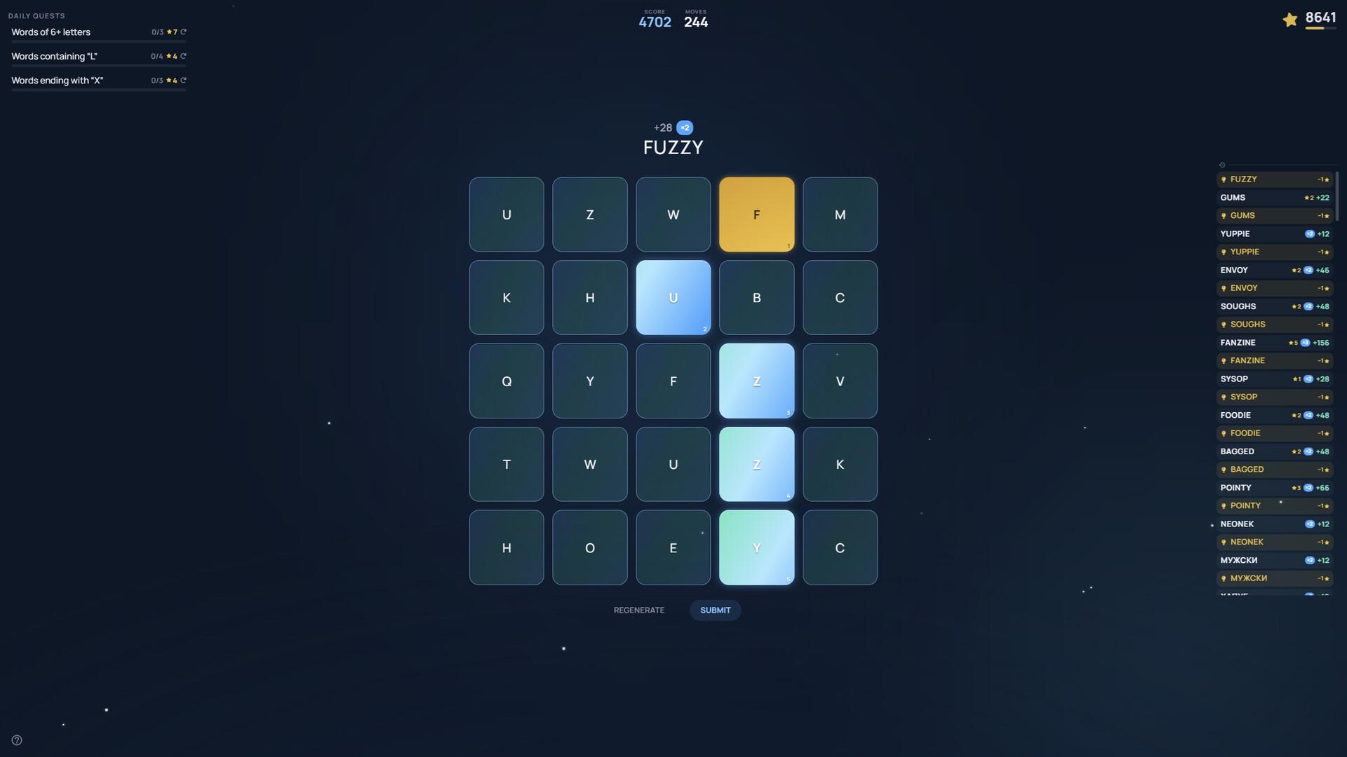 Relax Scramble: Endless Word Puzzle screenshot 1