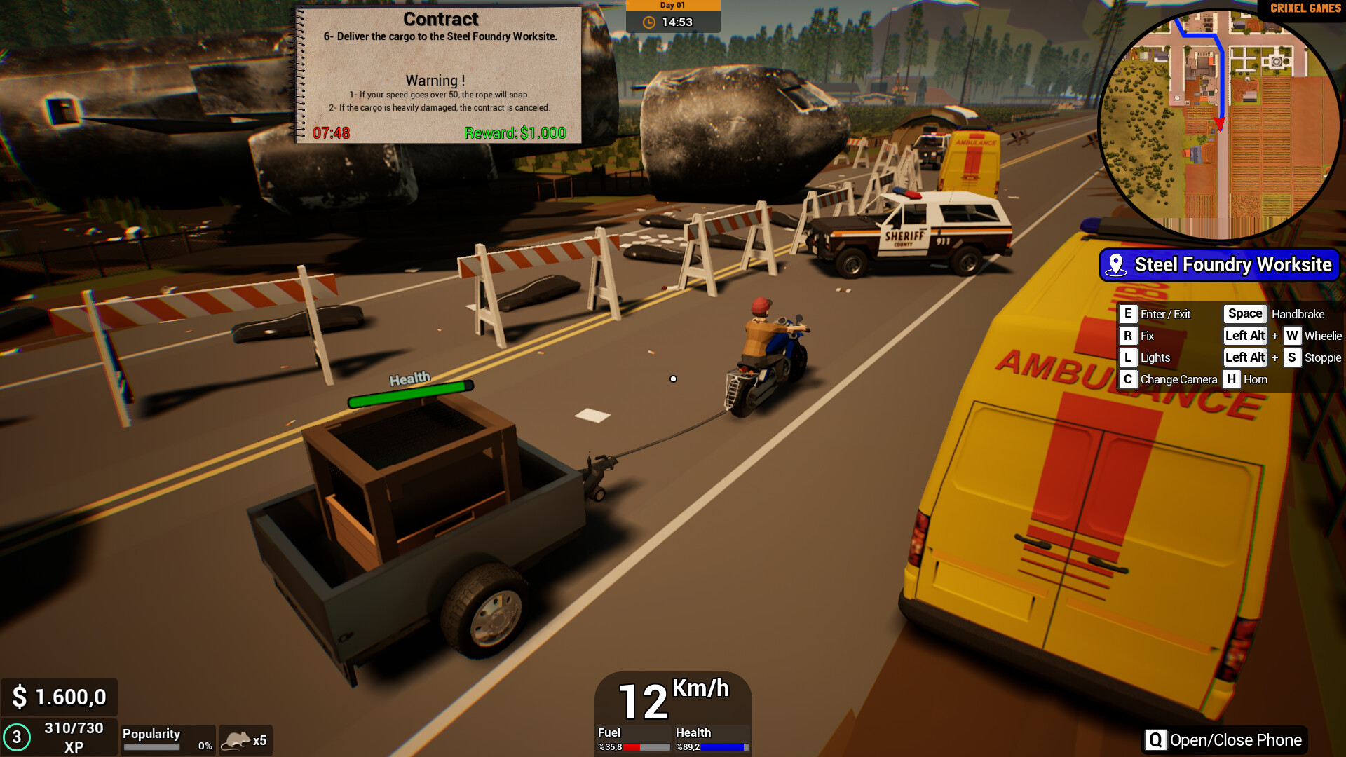 Courier Simulator screenshot 1