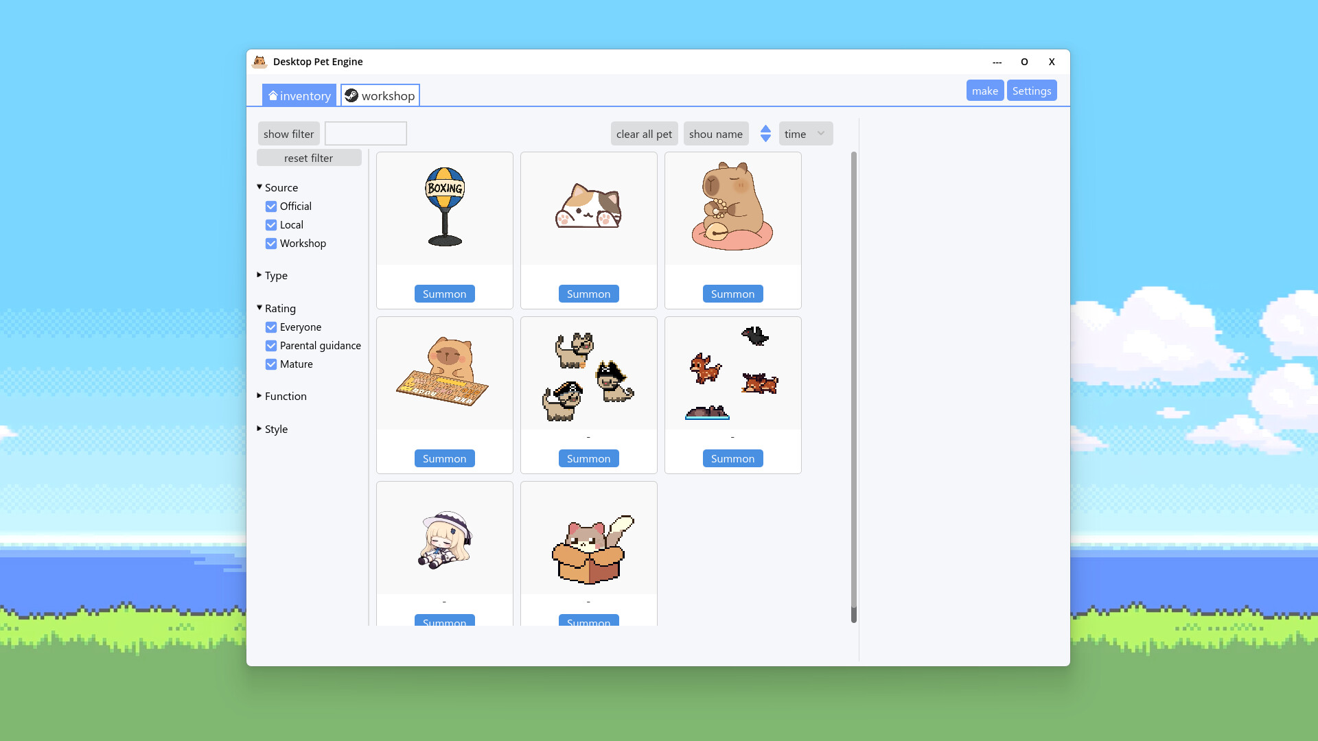 Desktop Pet Engine screenshot 1
