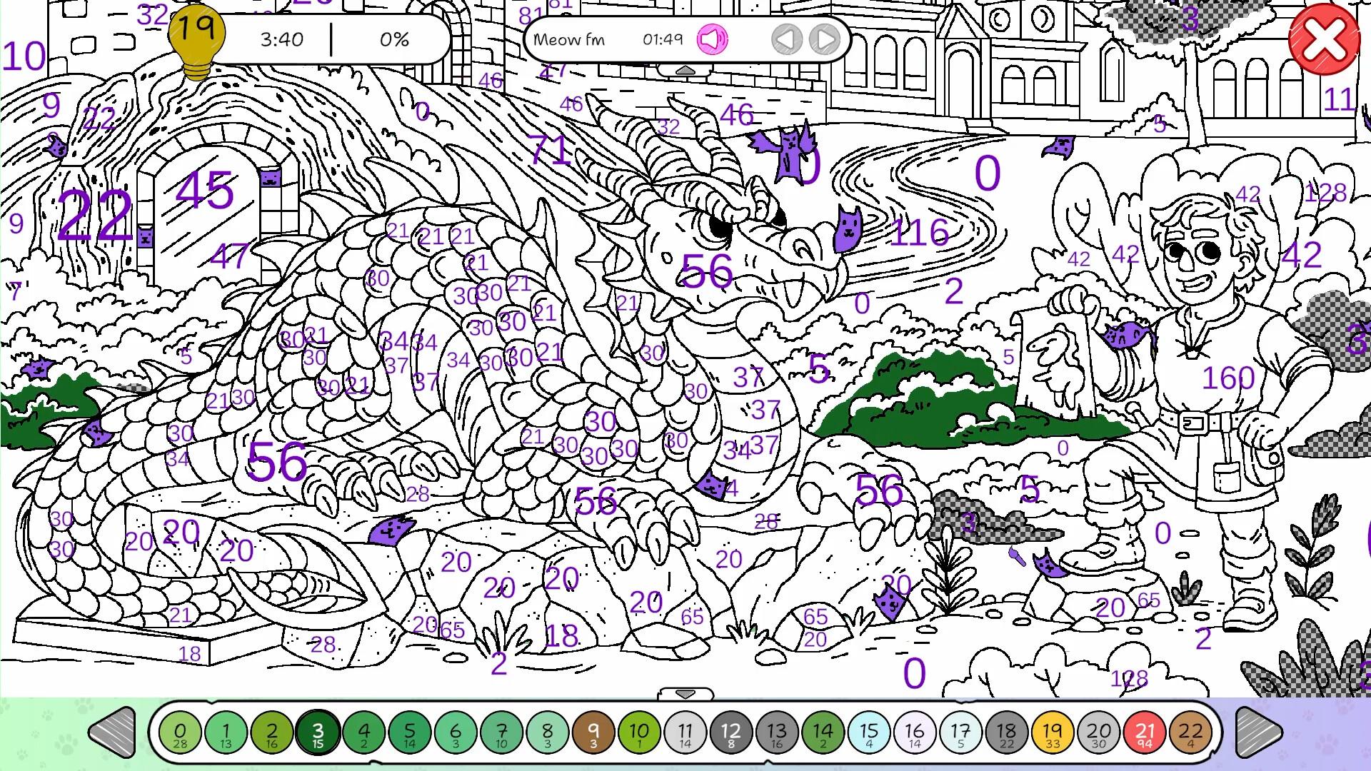 100 Cats Lost In Poland Find & Color screenshot 4