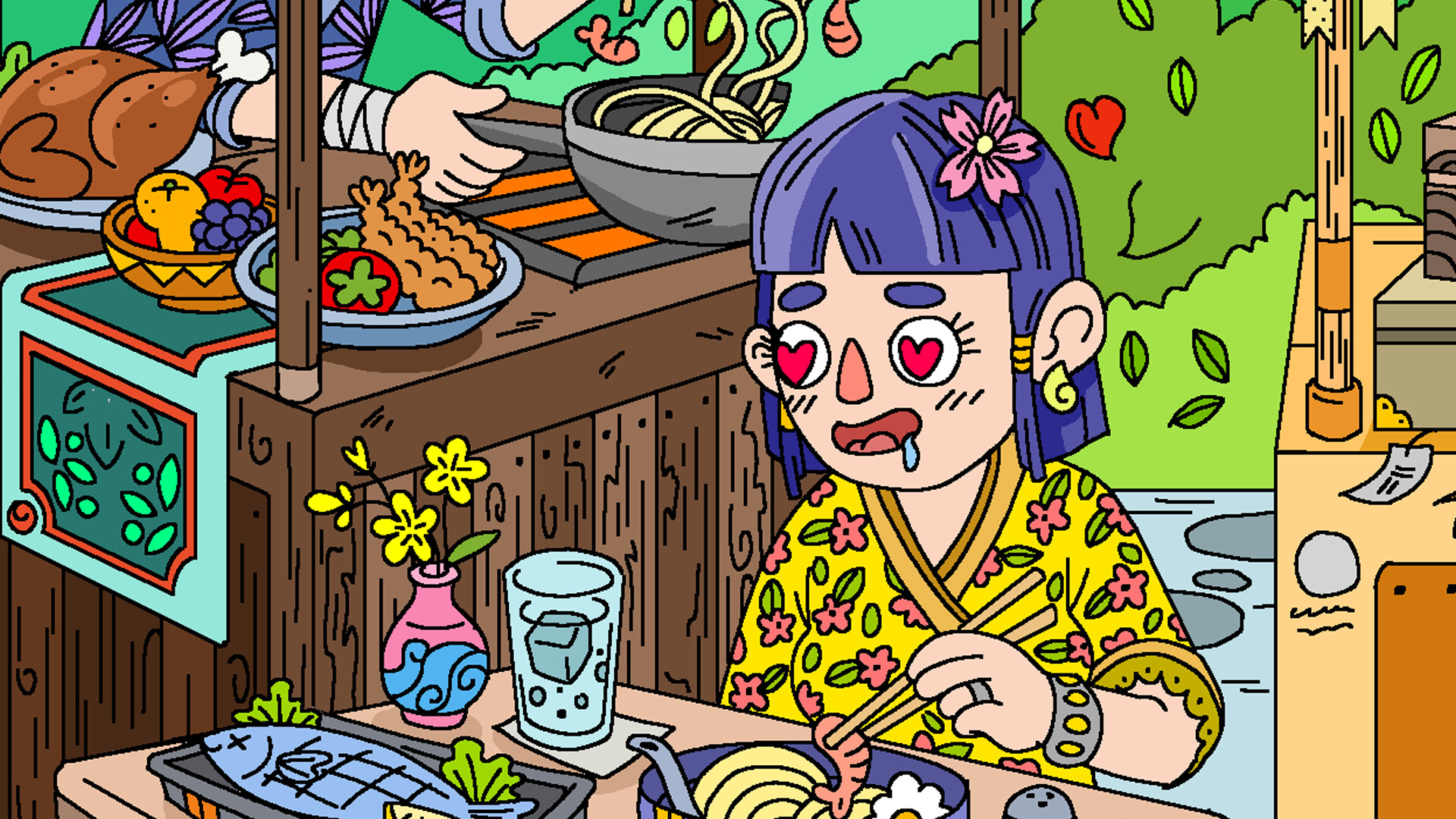 100 Cats Lost In Japan Find & Color screenshot 2
