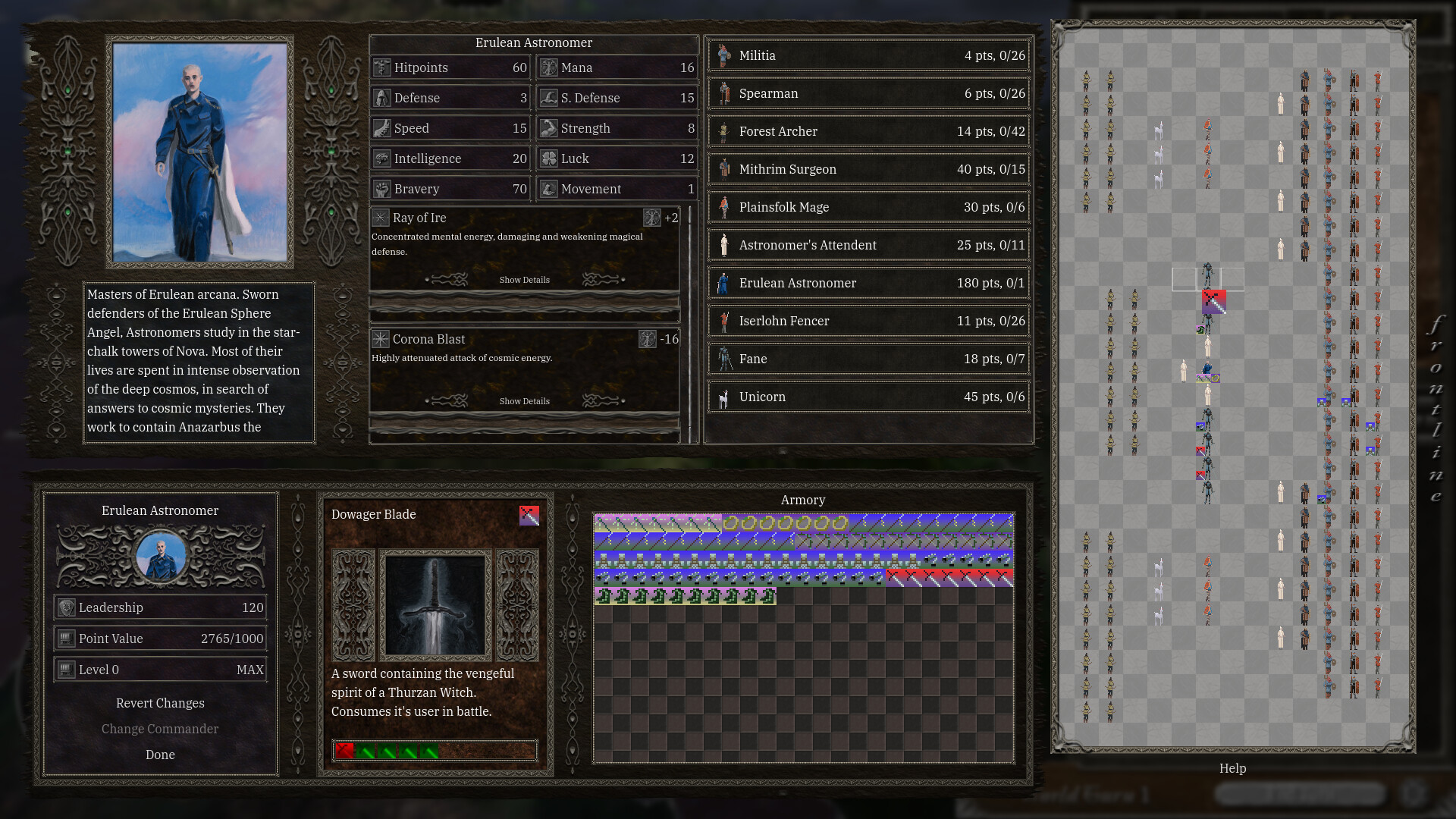 Erulean Angel: Fantasy Commander screenshot 3