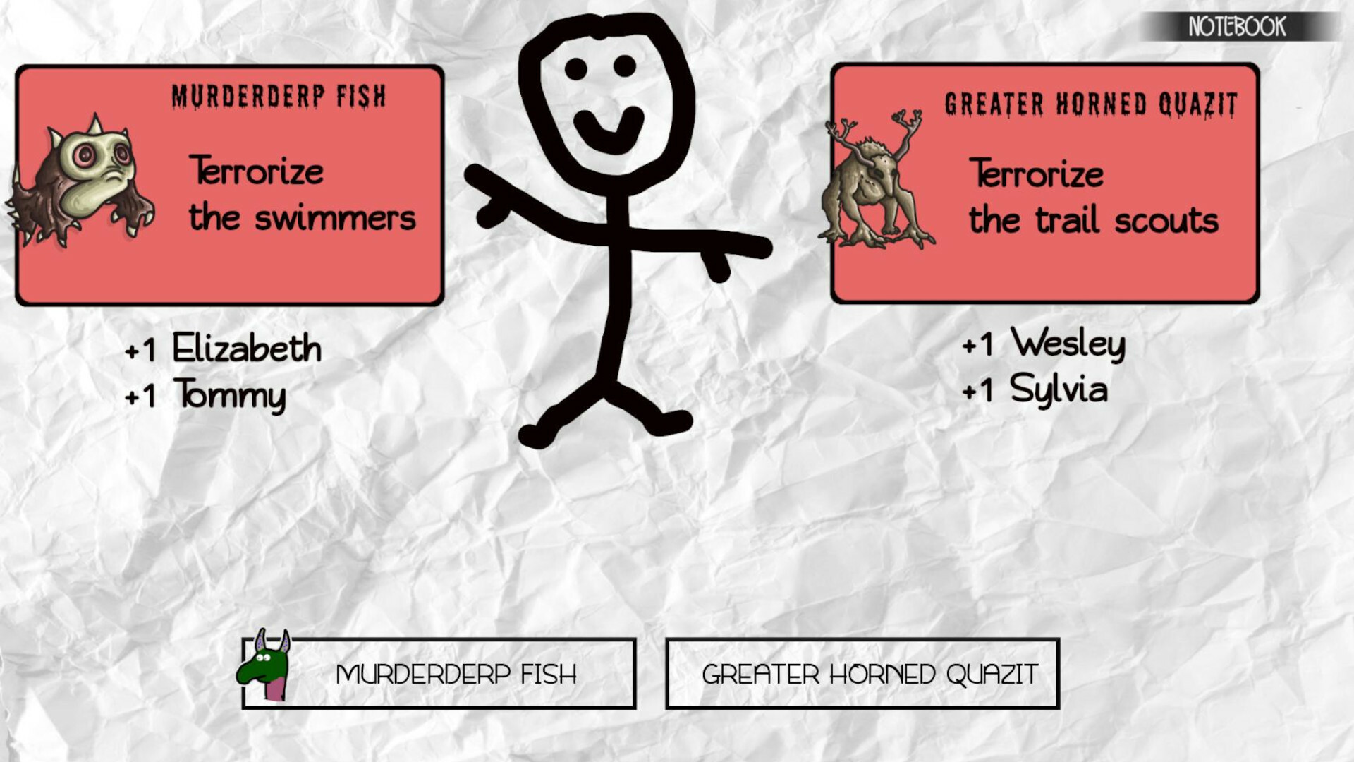 Last Summer at Camp Apocalypse Blood: 101 Ways to Not Capture Bigfoot screenshot 2