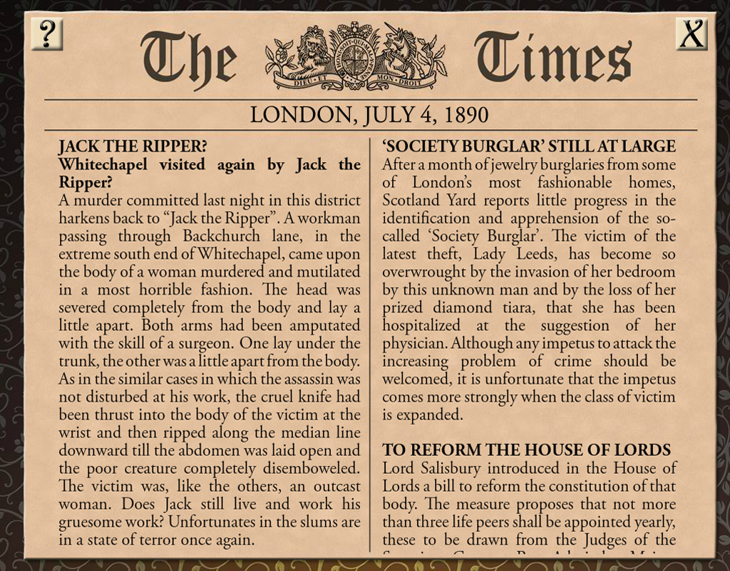 Sherlock Holmes Consulting Detective: The Case of the Mystified Murderess screenshot 5