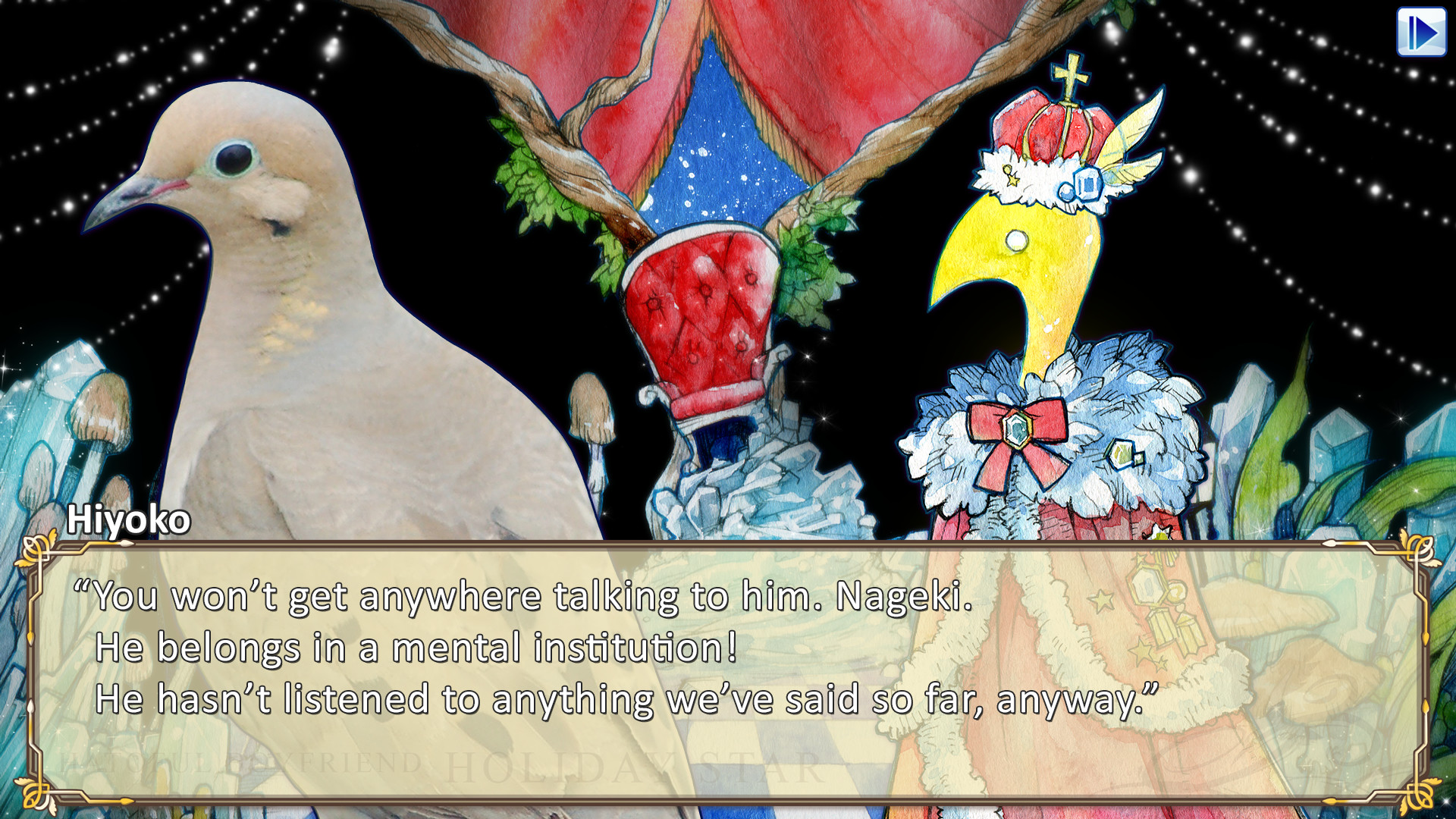 Hatoful Boyfriend: Holiday Star screenshot 2