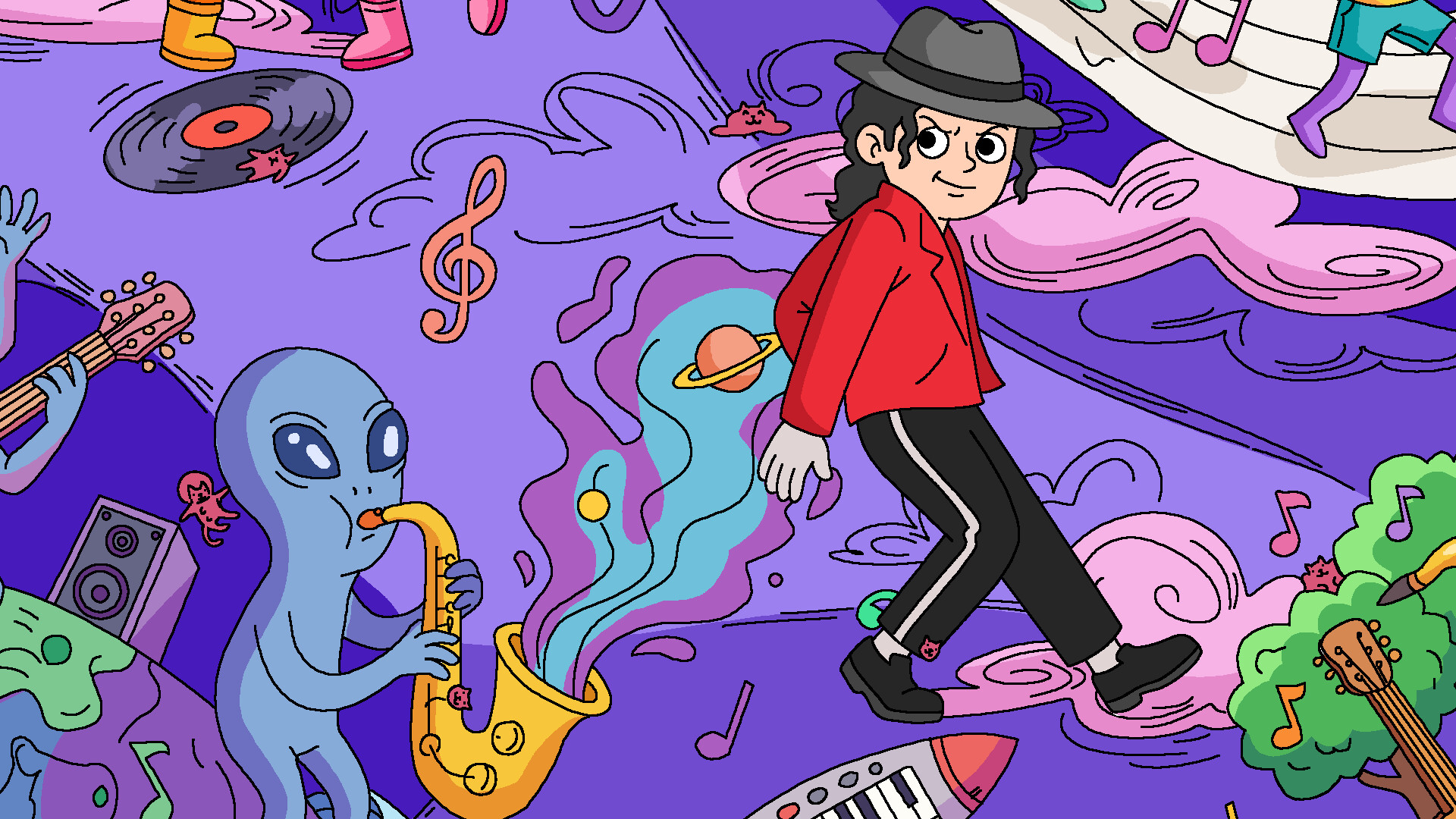 100 Cats Lost In Space Find & Color screenshot 6
