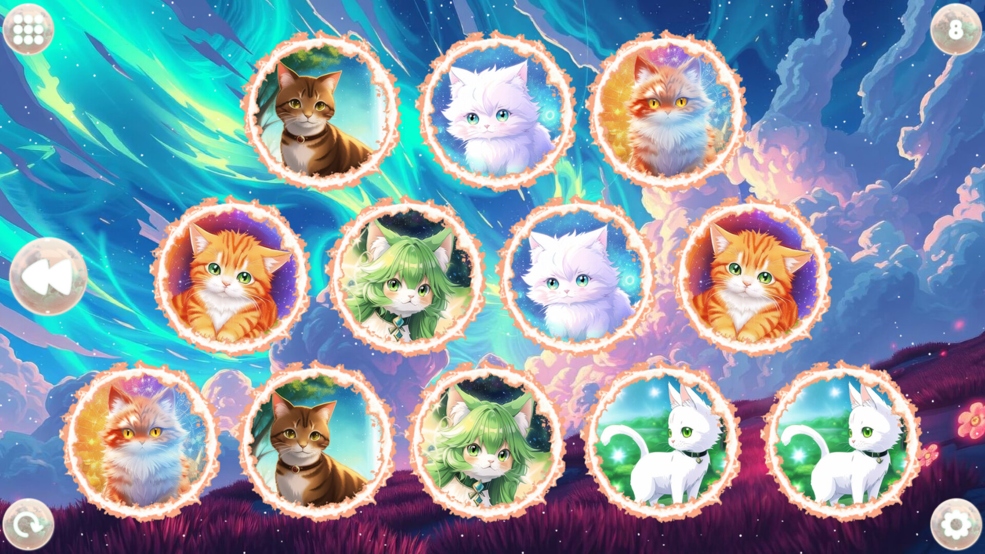 Anime Dream Match: Cats screenshot 5