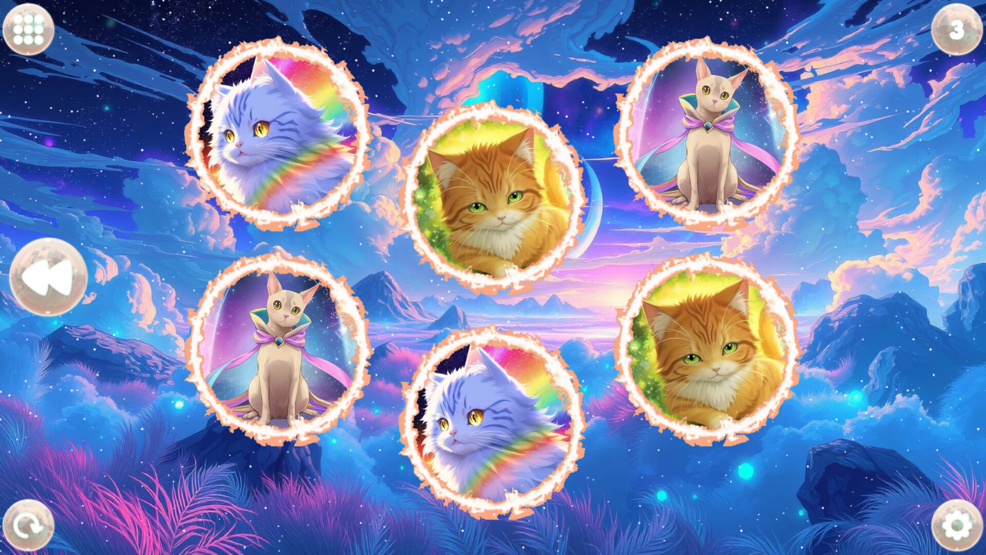 Anime Dream Match: Cats screenshot 2