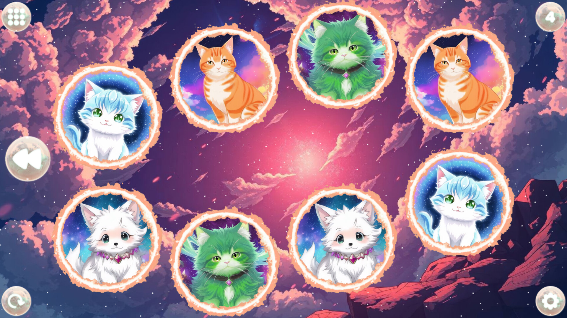 Anime Dream Match: Cats screenshot 3