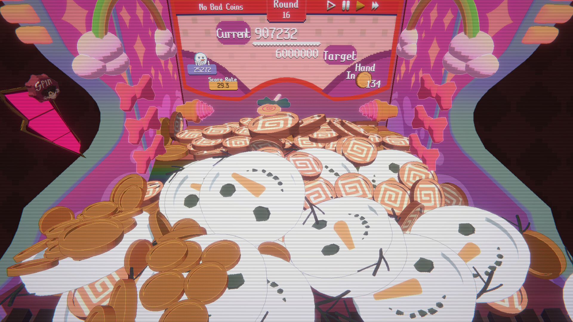 RACCOIN: Coin Pusher Roguelike screenshot 2