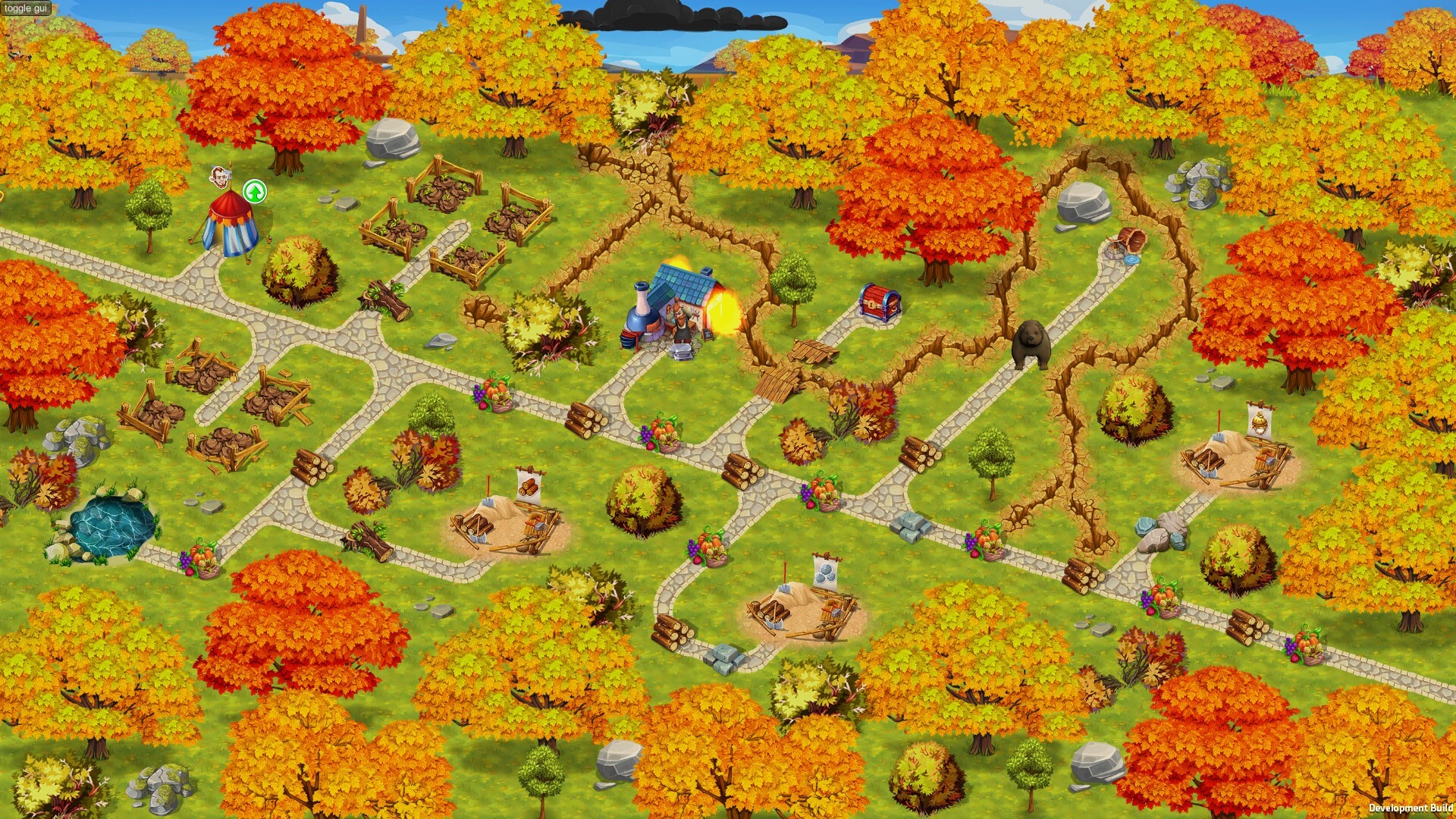 Gnomes Garden: Black Stones screenshot 1