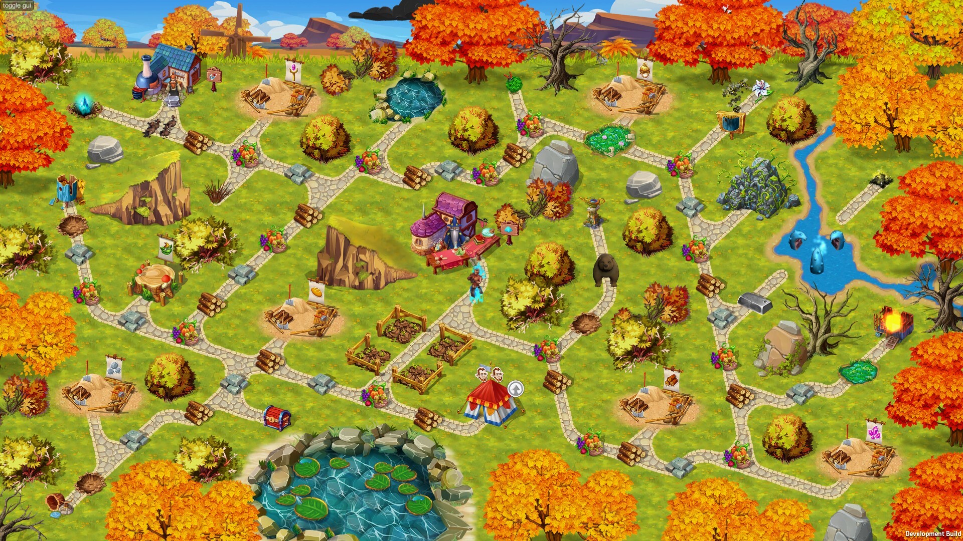 Gnomes Garden: Black Stones screenshot 2
