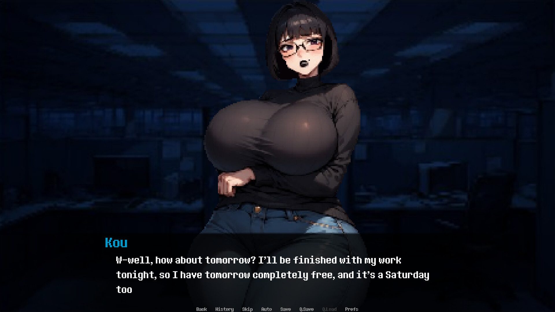 Dominated by: Yandere Goth Co-worker screenshot 3
