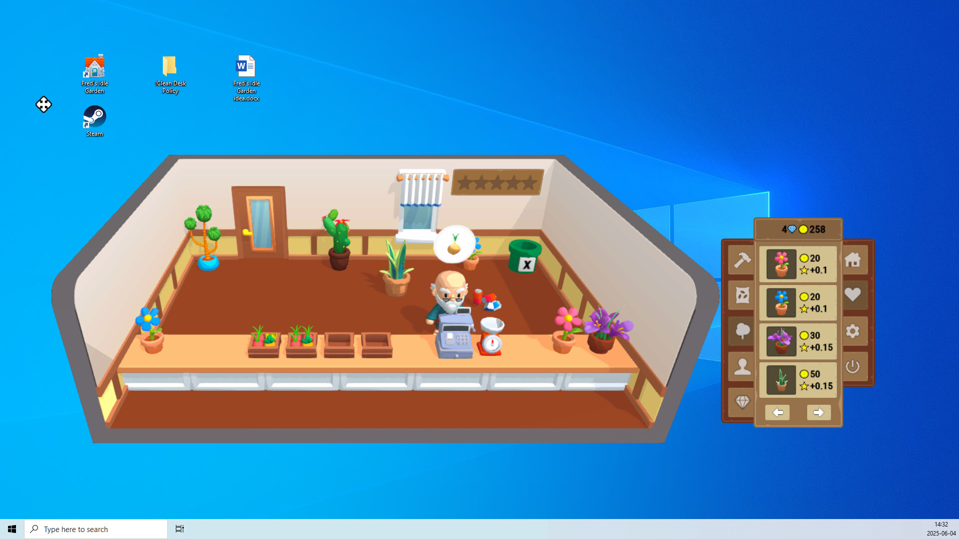 Fred's Idle Garden screenshot 2