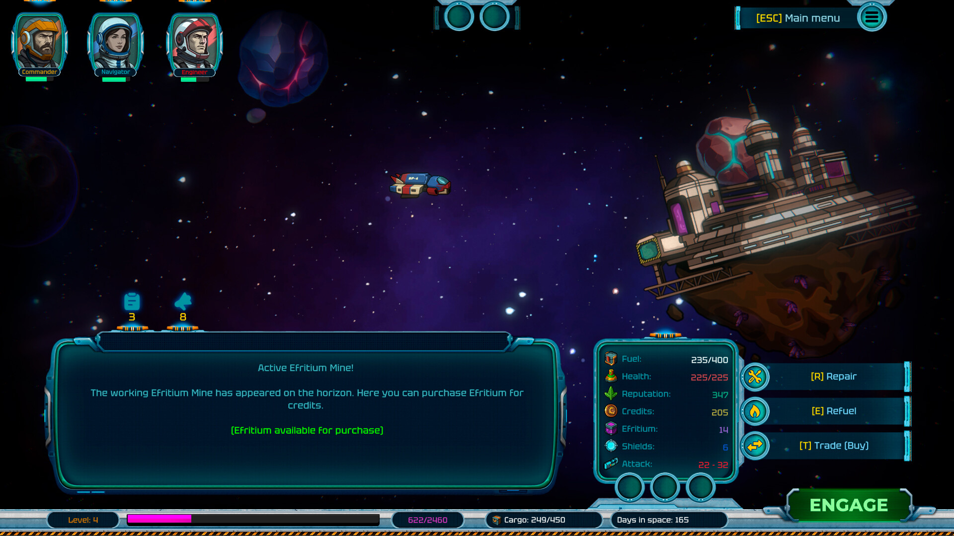 Stellar Freight: Echoes of the Void screenshot 1