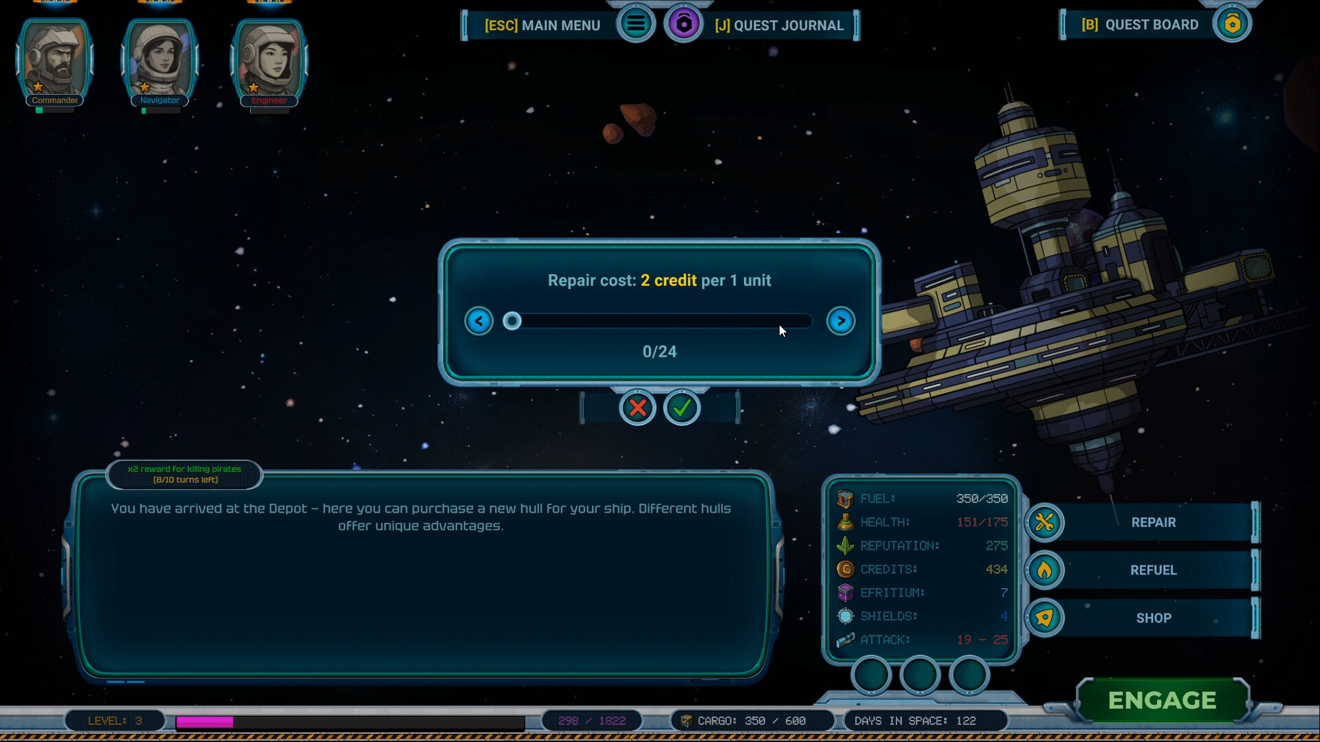 Stellar Freight: Echoes of the Void screenshot 8