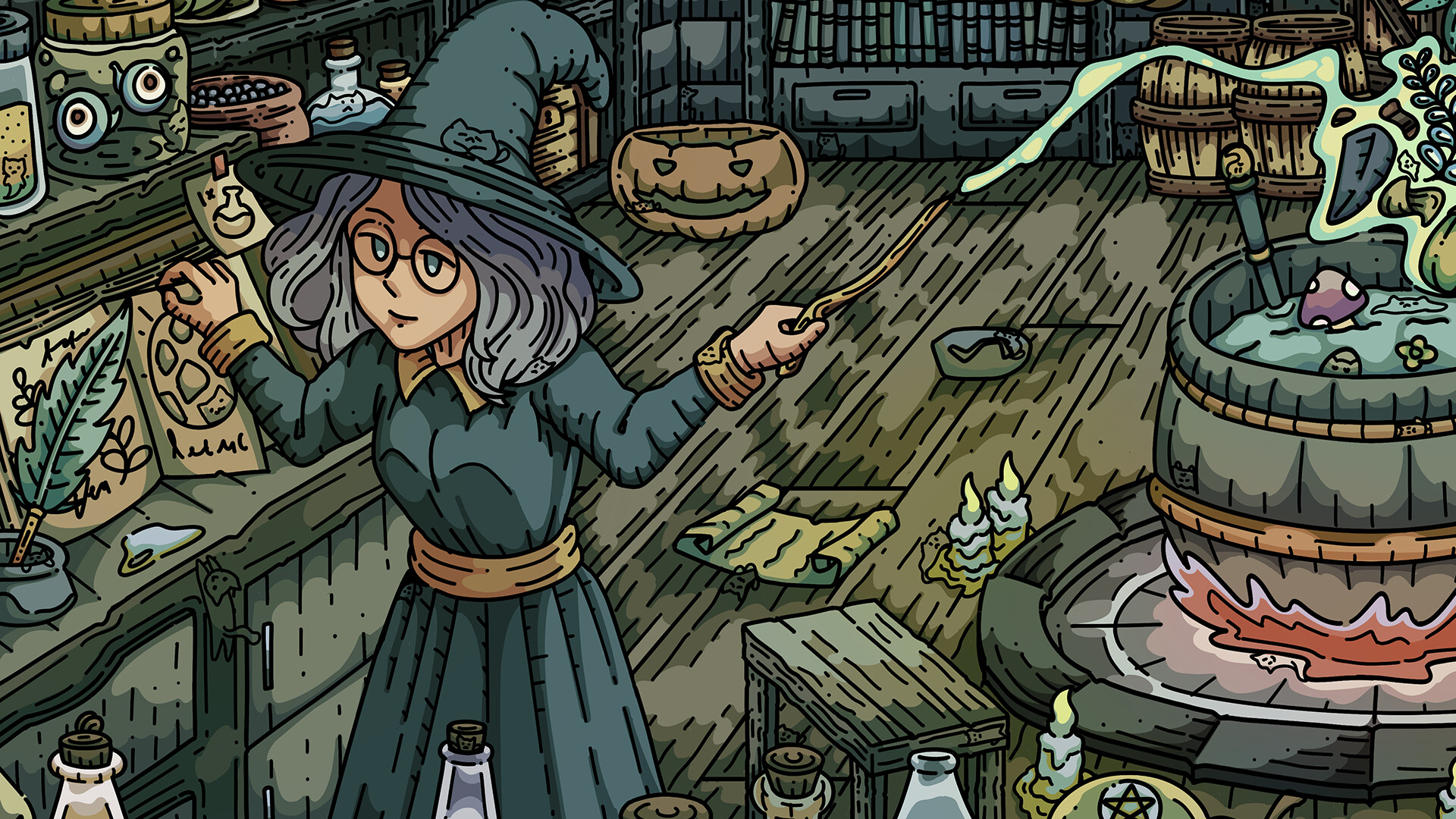100 Witch Cats screenshot 6