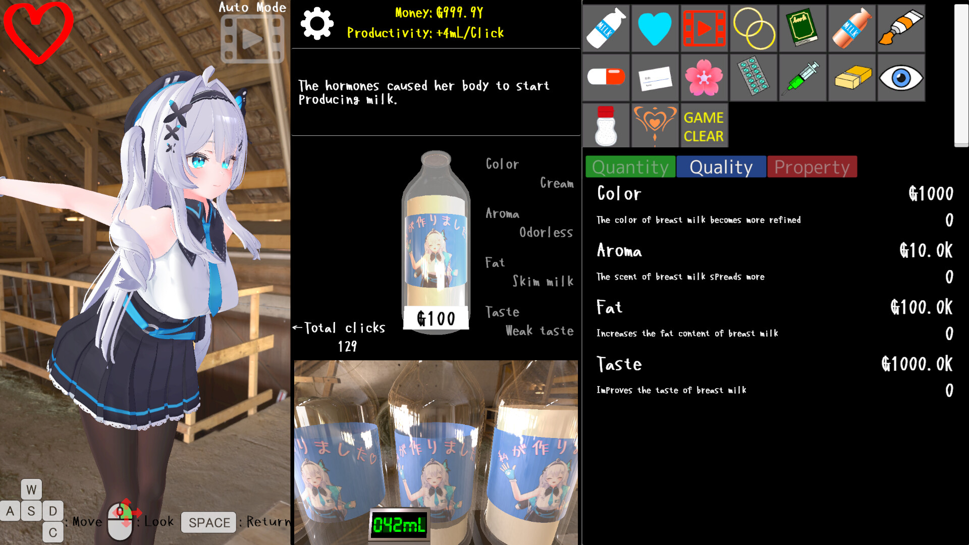 Clicker Dairy screenshot 2