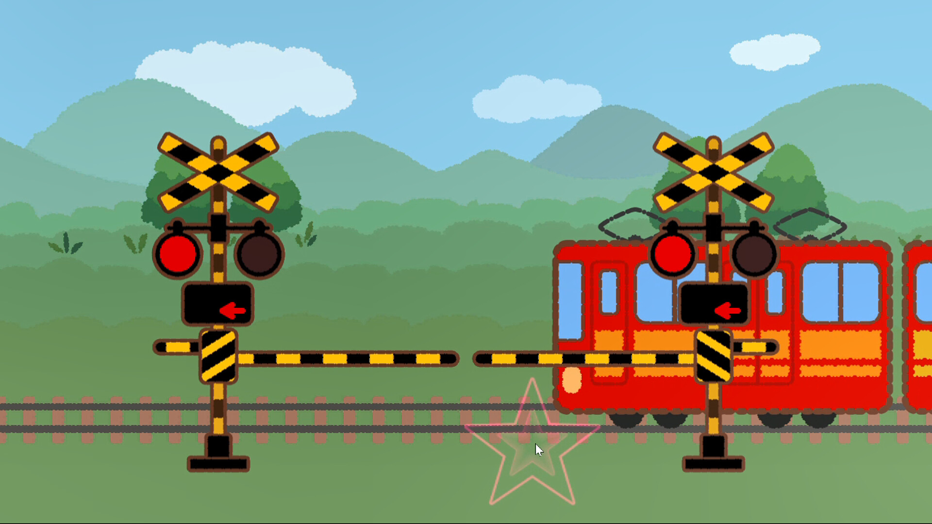 Railroad crossing play screenshot 1