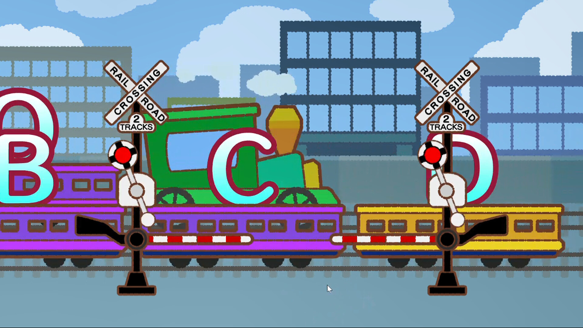Railroad crossing play screenshot 2