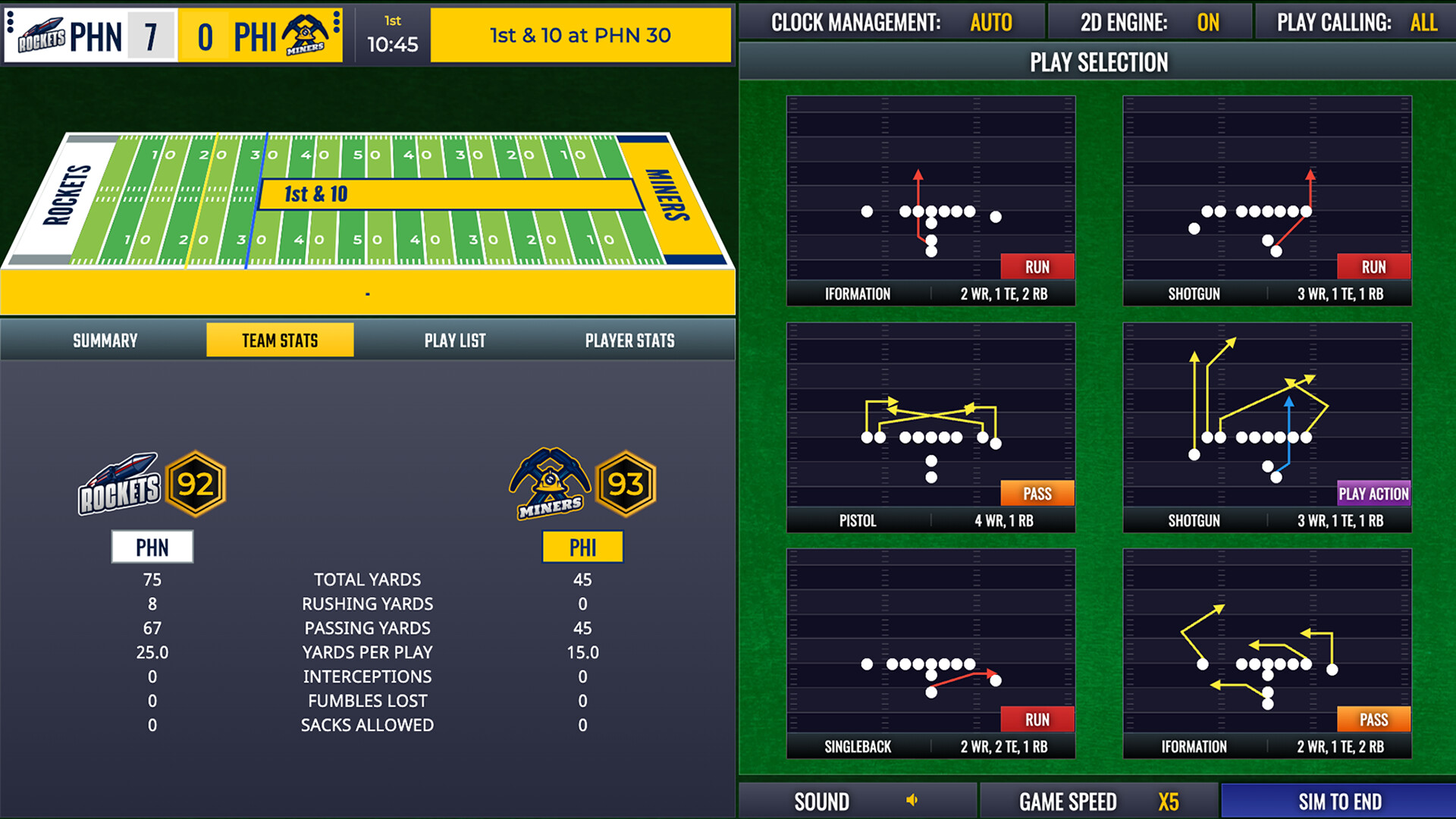 Ultimate Pro Football Coach screenshot 7