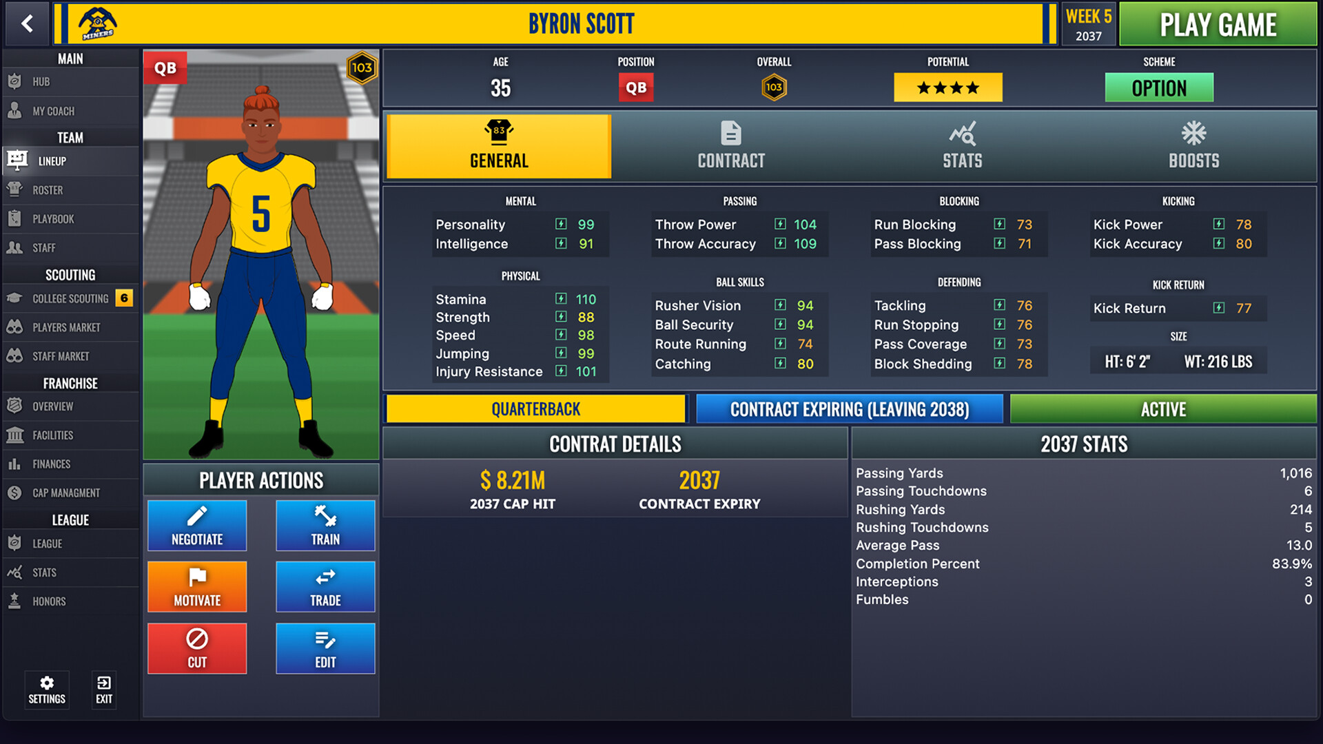 Ultimate Pro Football Coach screenshot 4