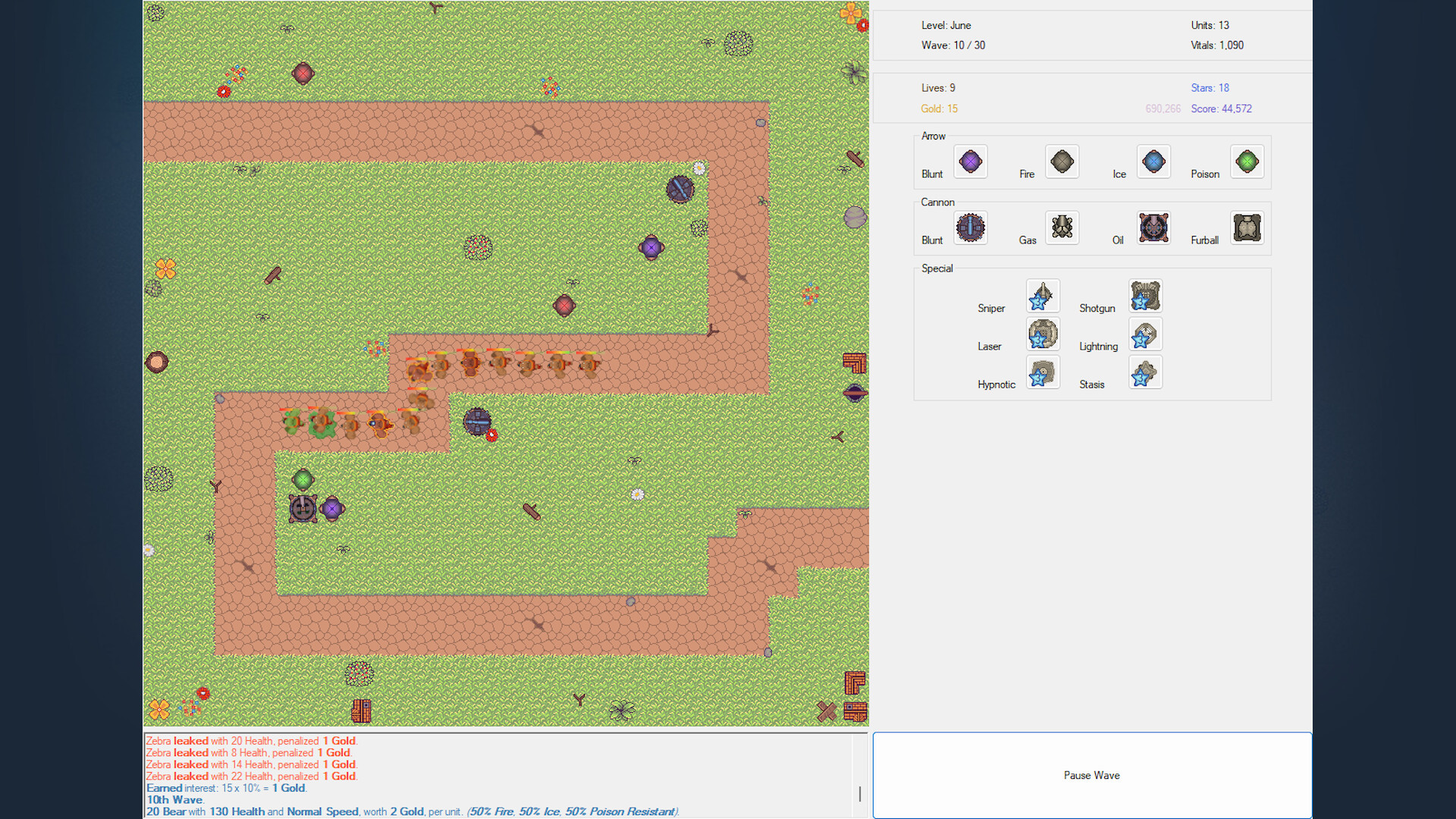 Fluffy Tower Defense screenshot 2