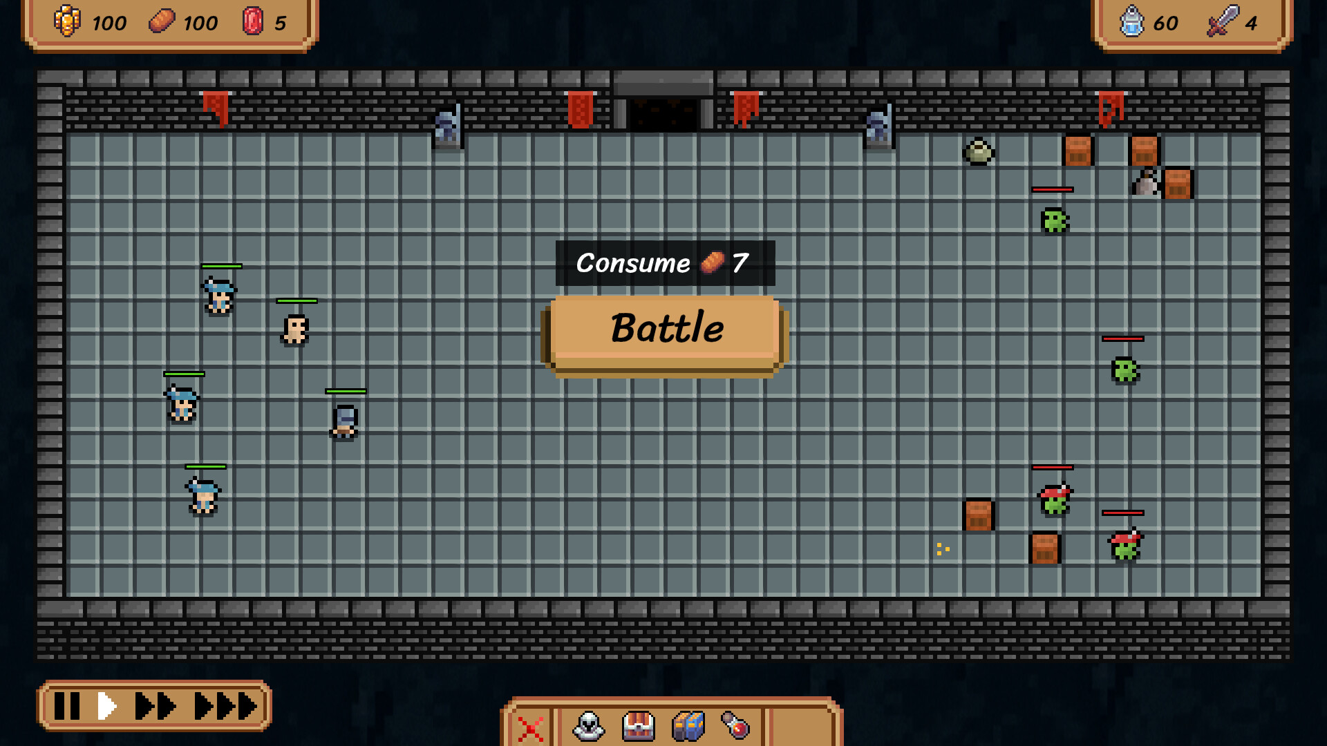 Dungeon Fight Tactics screenshot 1