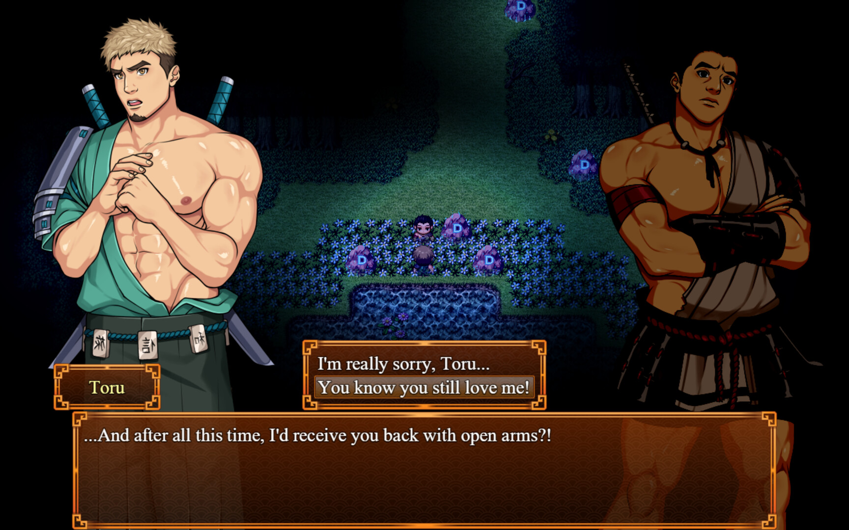 Ryuu's Sin - A Bara Stealth Game screenshot 1