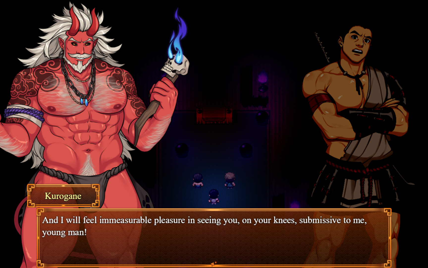 Ryuu's Sin - A Bara Stealth Game screenshot 3