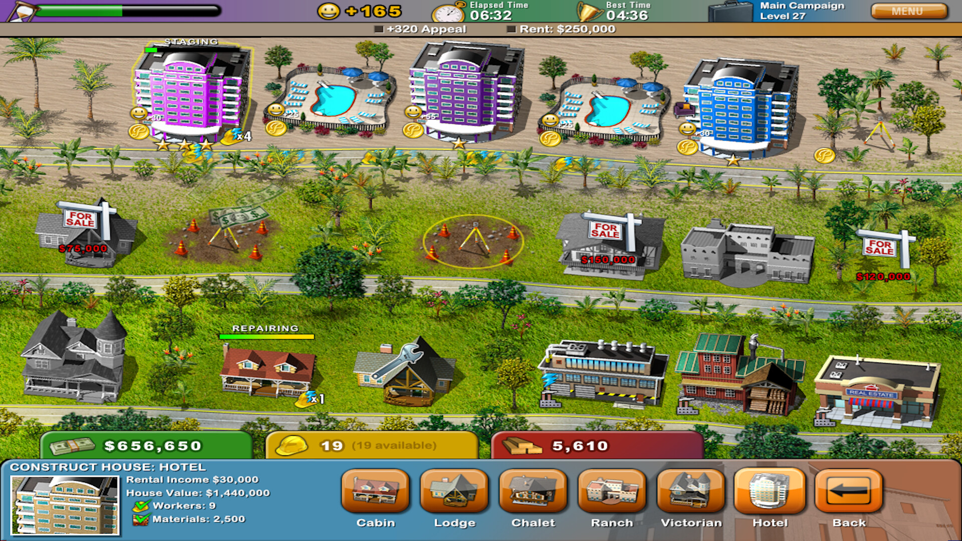 Build-a-lot: On Vacation screenshot 1