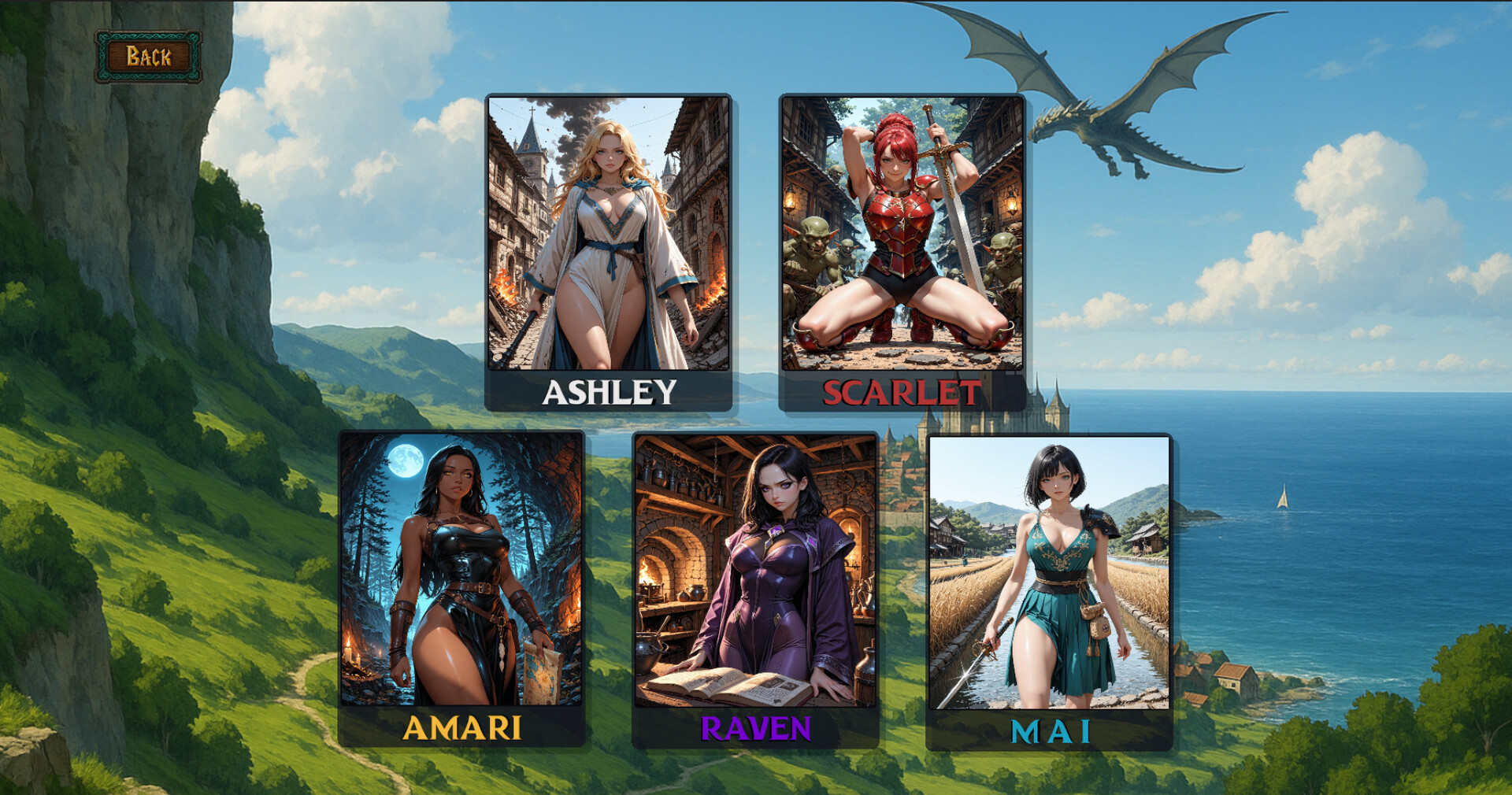 Bodacious Babes: Fantasy screenshot 1