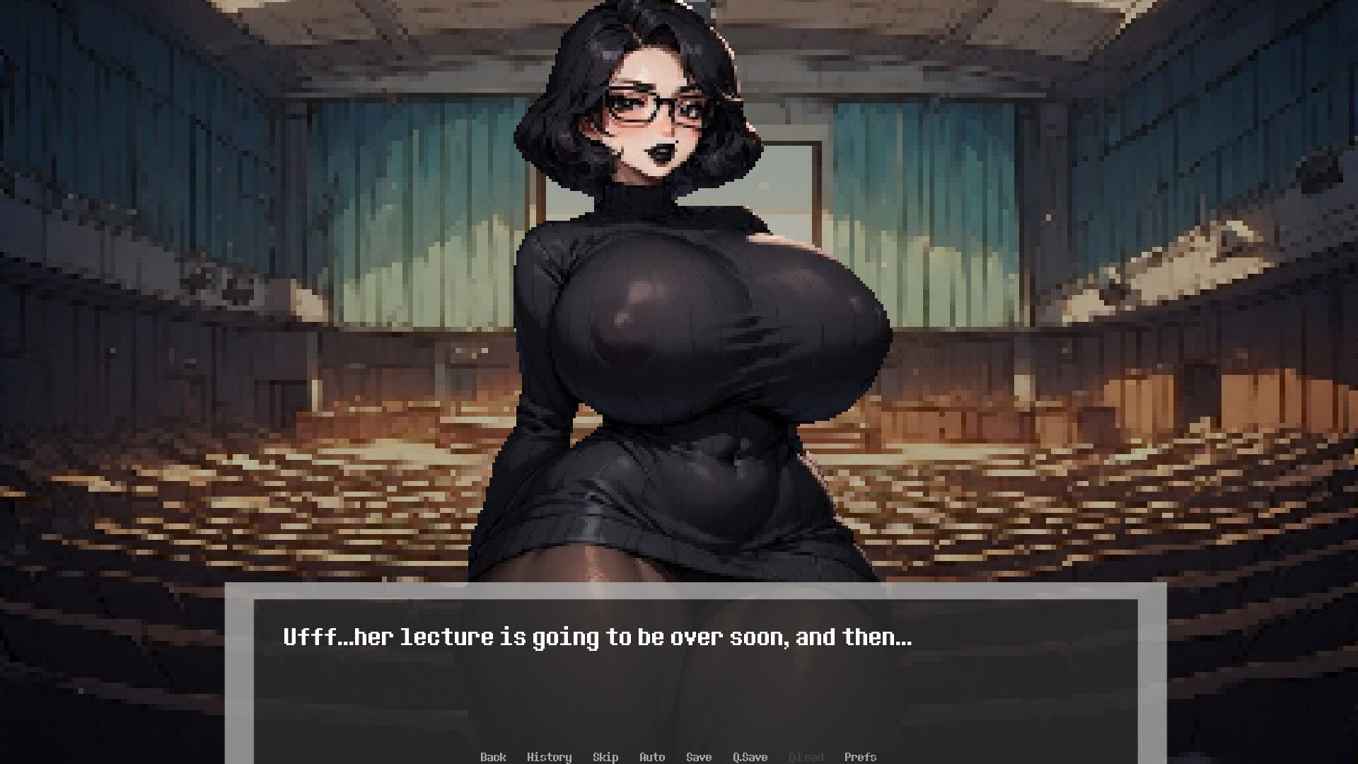 Dominated by: Yandere Goth Sensei screenshot 1