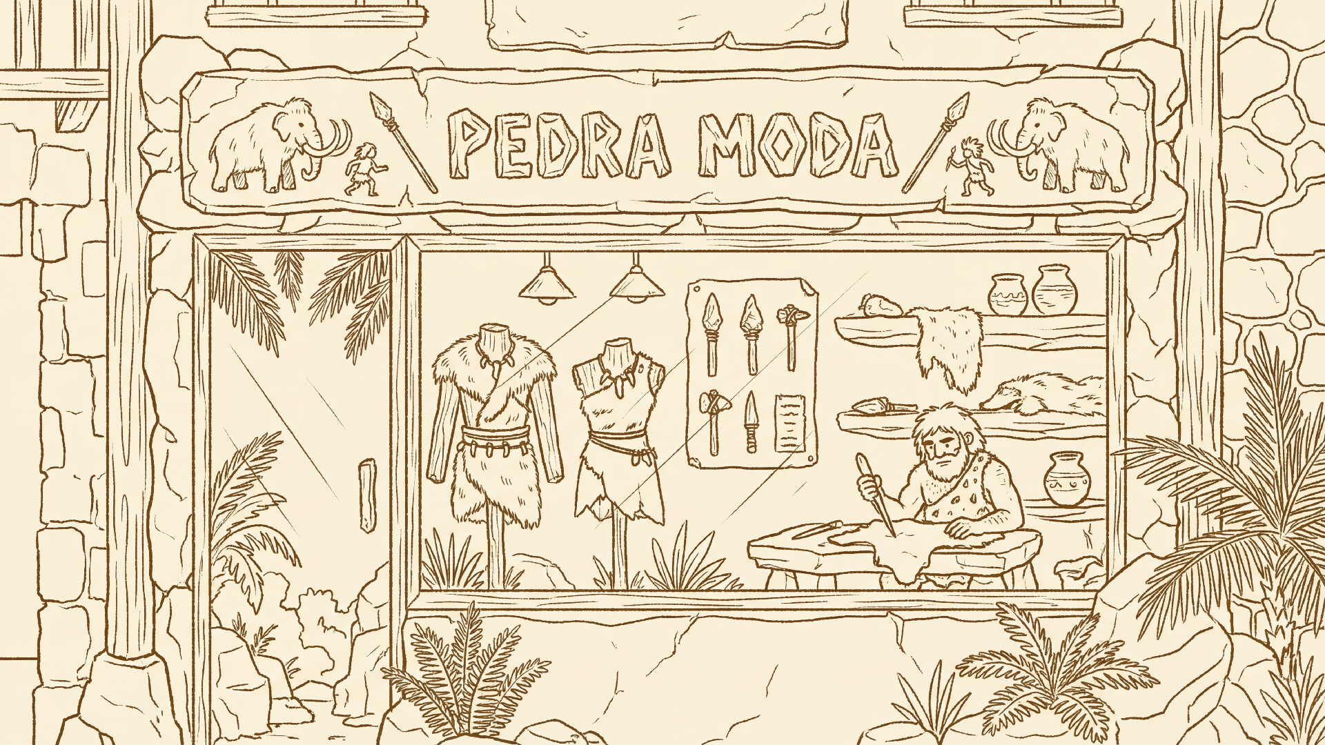 999 Hidden Cats: Stone Age Together screenshot 2