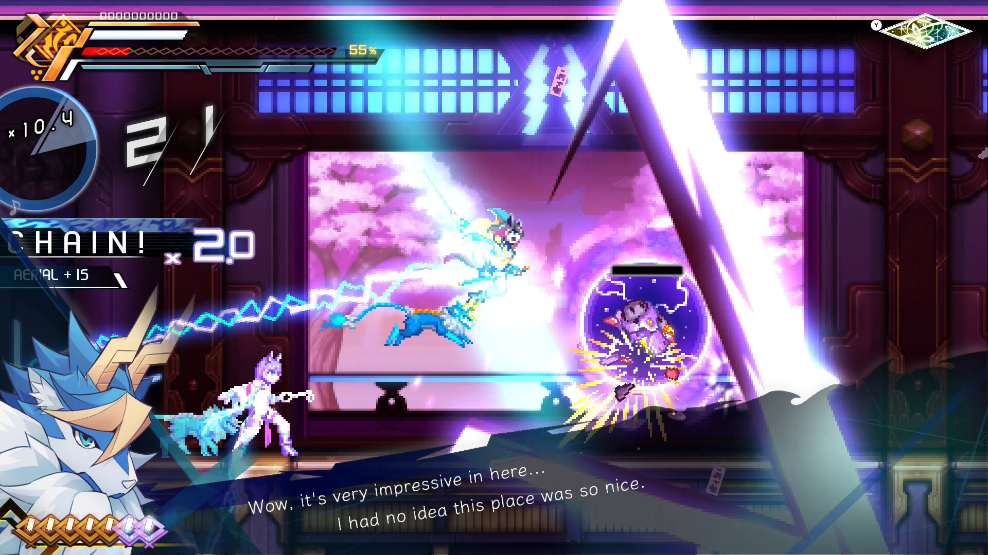 Azure Striker Gunvolt Trilogy Enhanced screenshot 3