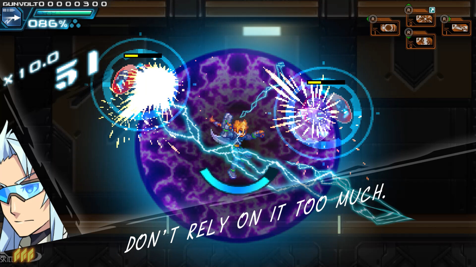 Azure Striker Gunvolt Trilogy Enhanced screenshot 1